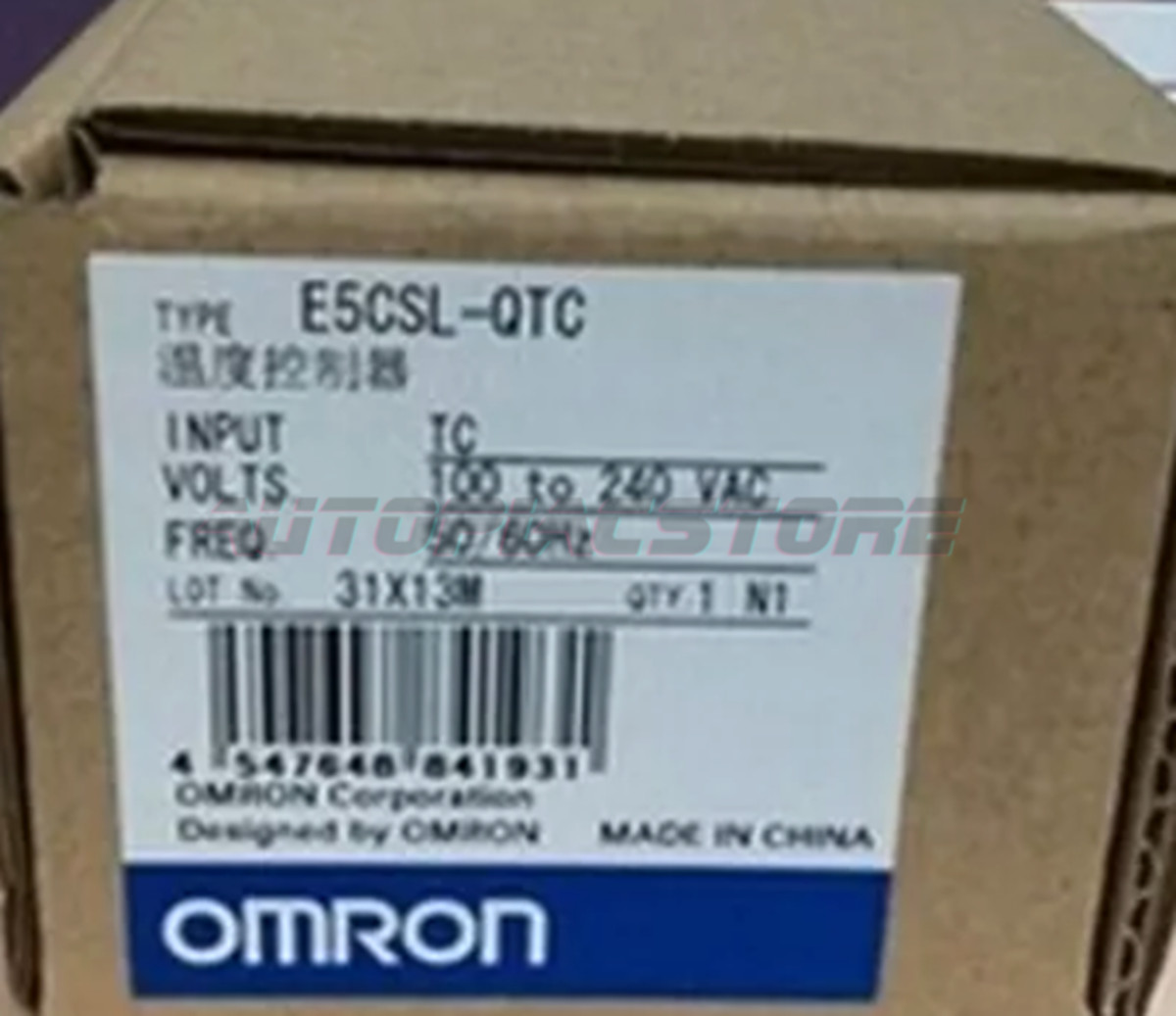 New In Box Omron Temperature Controller E5CSL-QTC 100-240VAC~