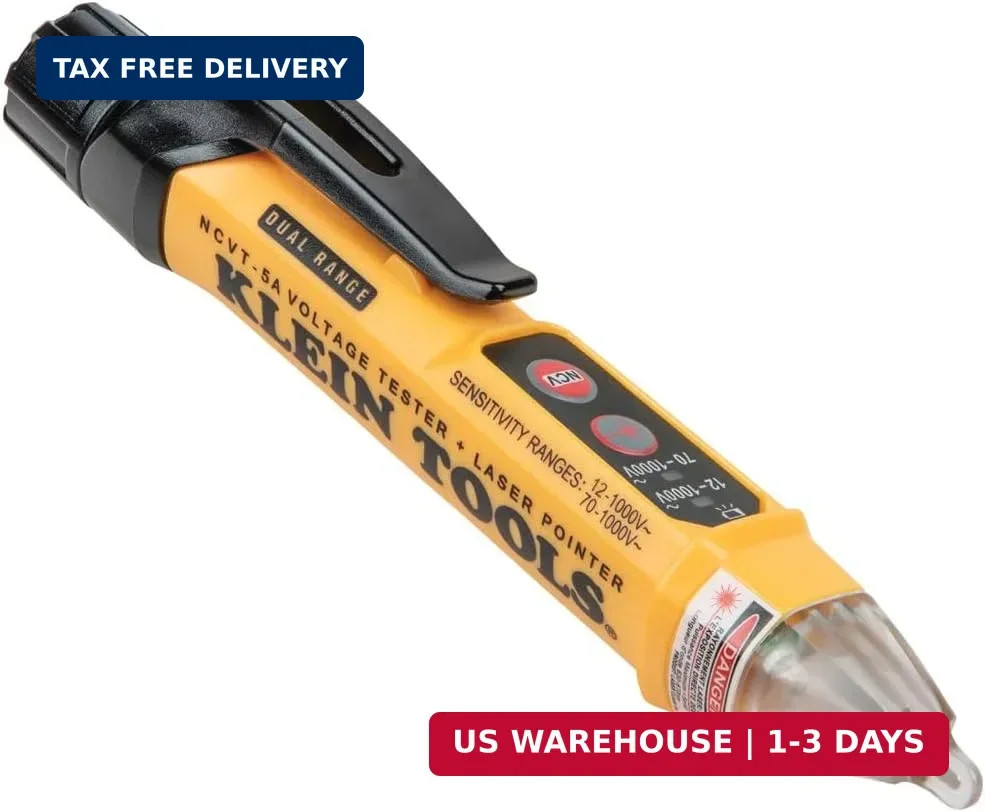 NCVT-5A Voltage Tester, Non-Contact Dual Range Voltage Tester Pen wi