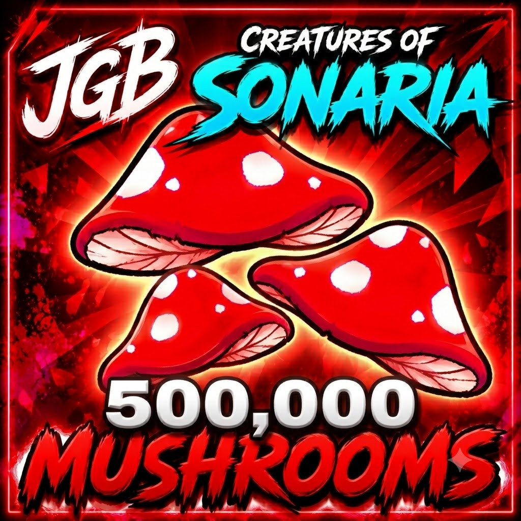 500k mushrooms / mush | COS | Creatures of sonaria