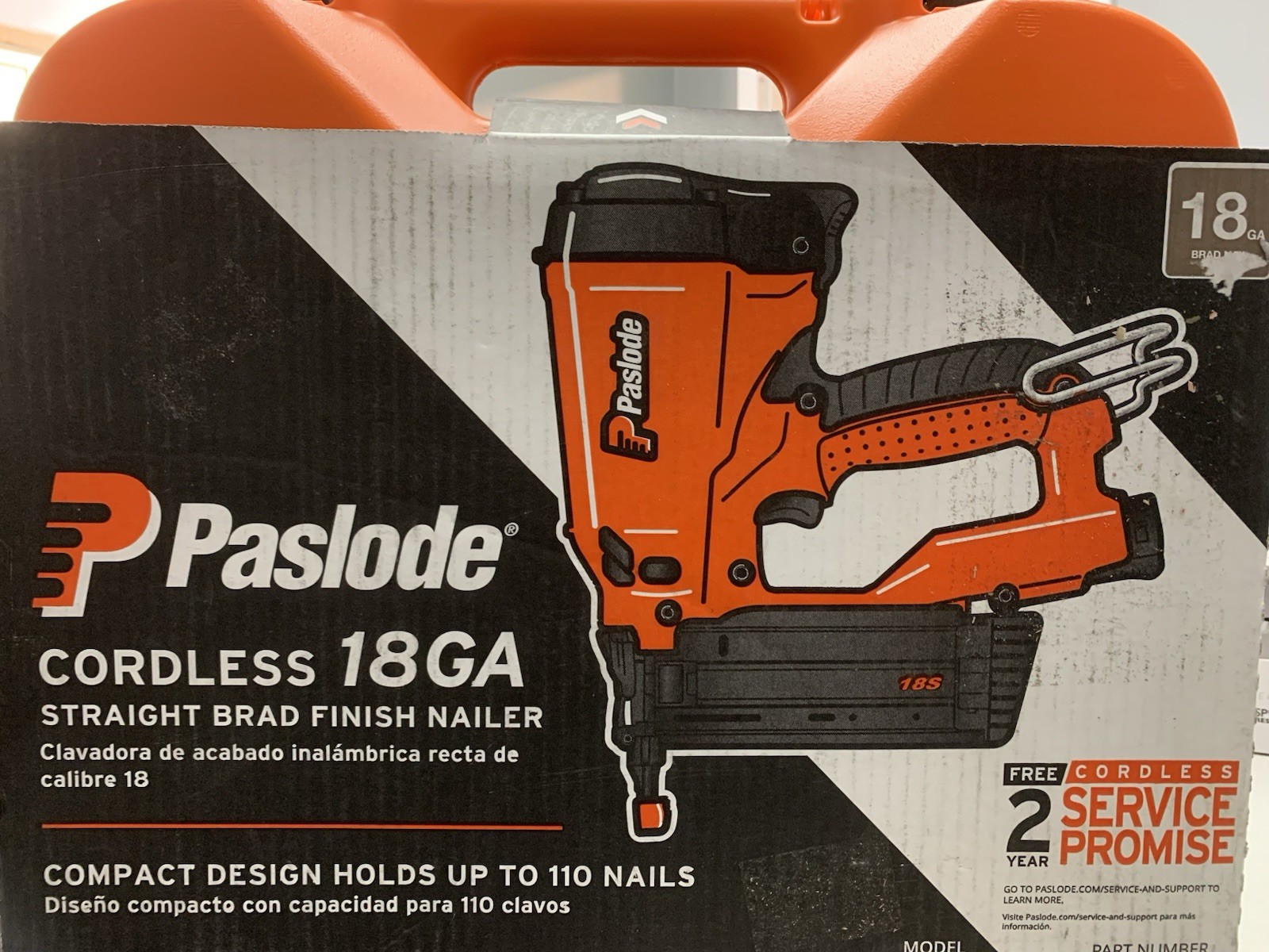 Paslode 2-in 18 -Gauge Cordless Straight Finish Nailer W/Battery Charger