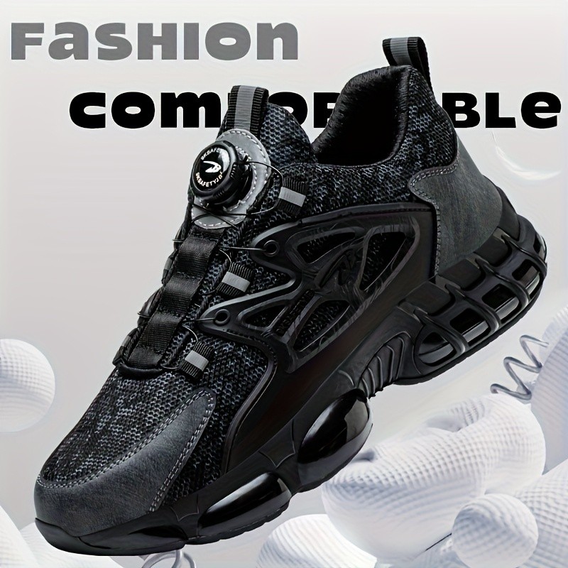Mens Sneakers Work shoes Safety Bulletproof Boots Shoes Steel Toe Lightweight