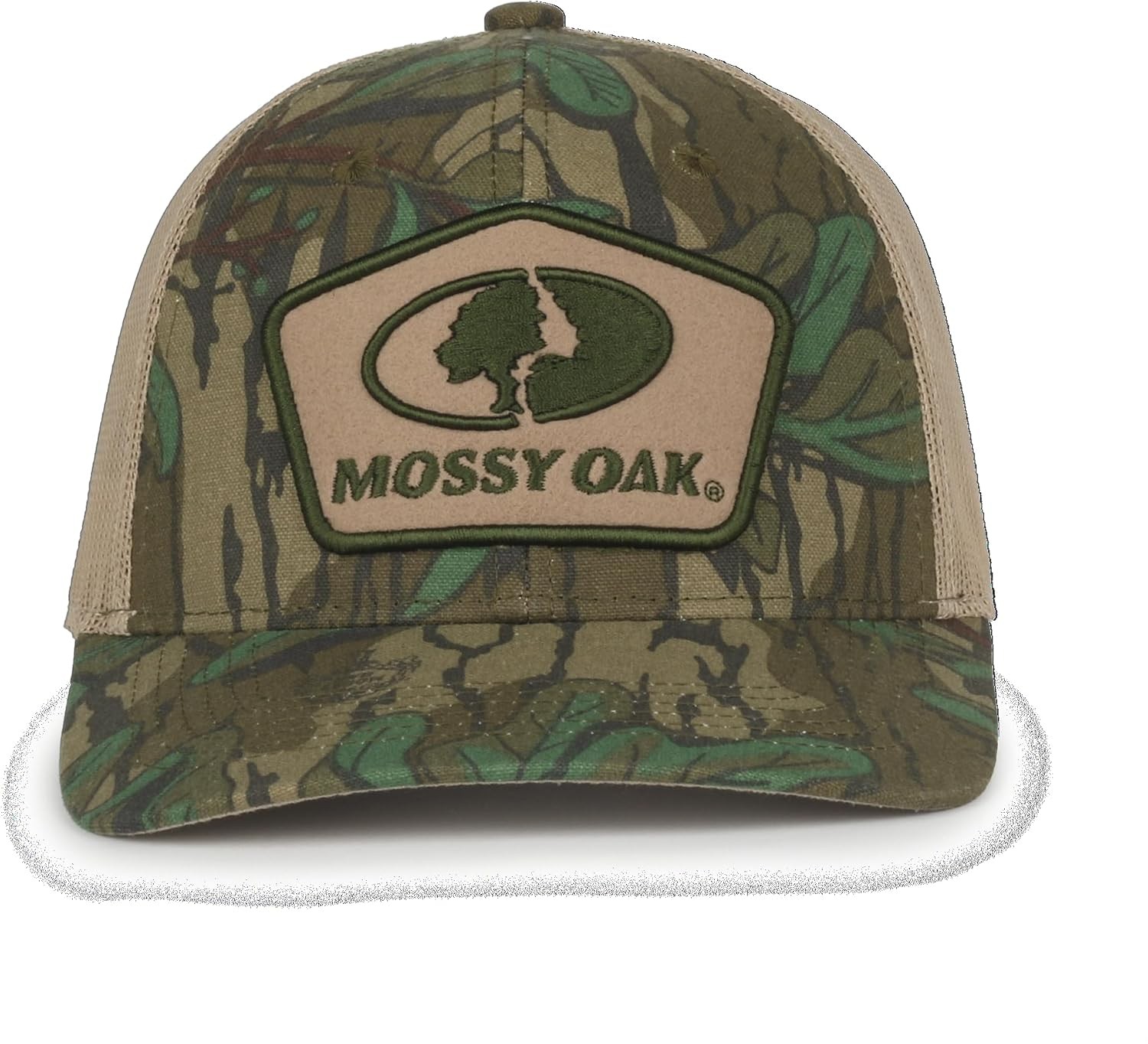 Outdoor Cap Mossy Oak Greenleaf/Tan Pro Round Crown One Size Fits All