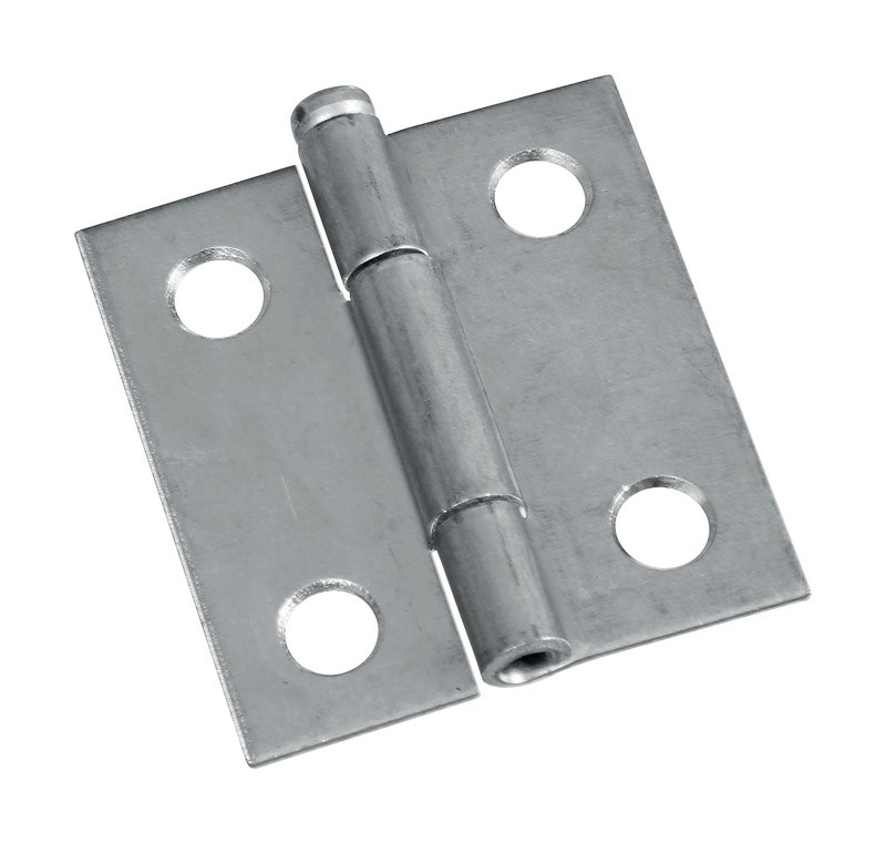 National Hardware N141-739 Zinc Plated Steel Full Mortise Narrow Hinge 1-1/2 in.