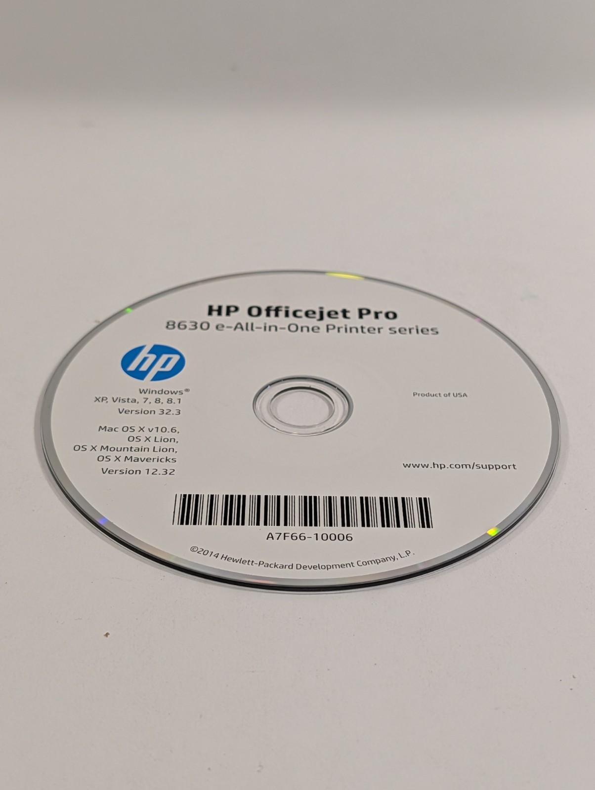 HP Officejet Pro 8630 e-All-in-One Printer Series | Drivers & Software DISC ONLY