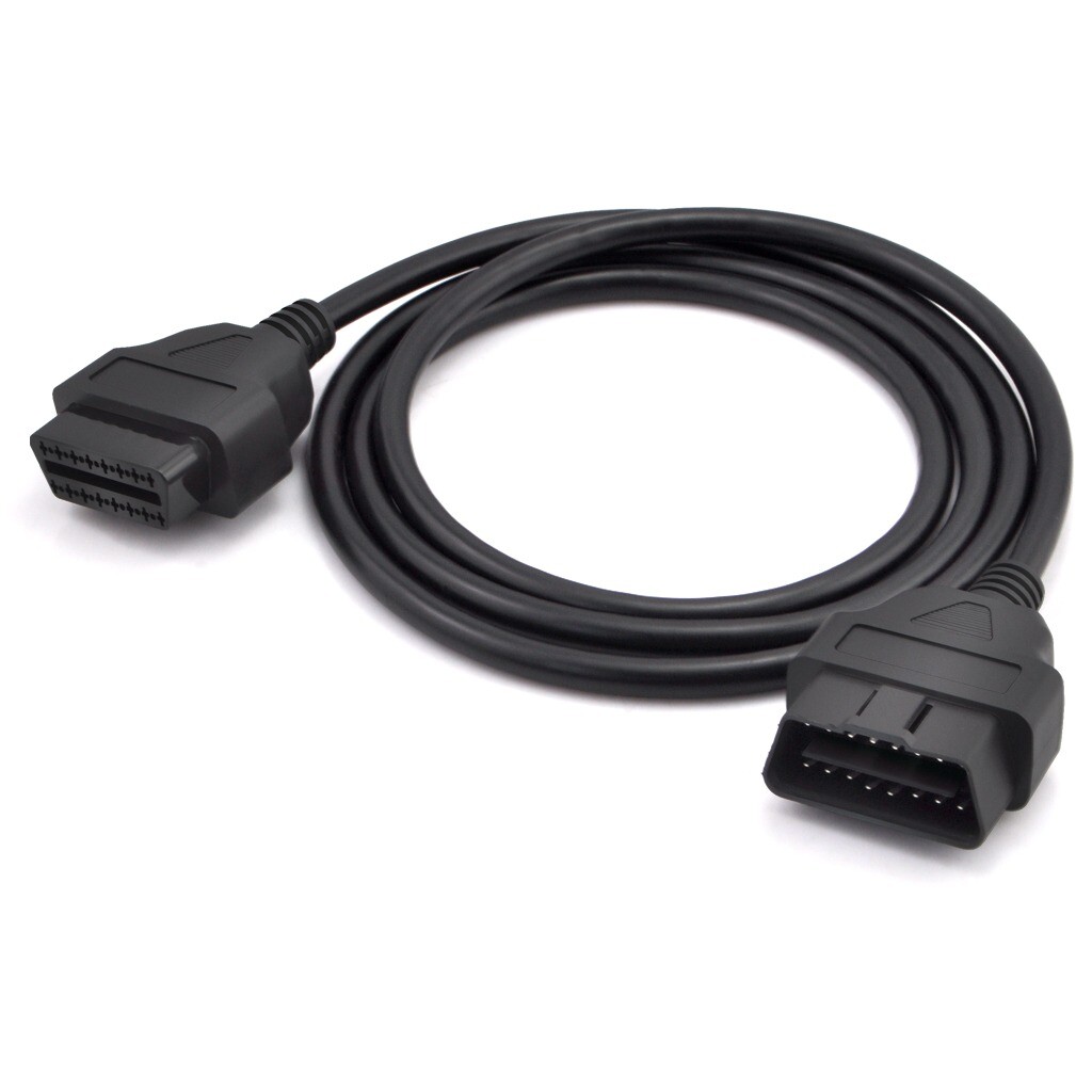 3ft 1M ODB-II ODB2 16Pin Car Mable to Female Extension Cable Diagnostic Extender