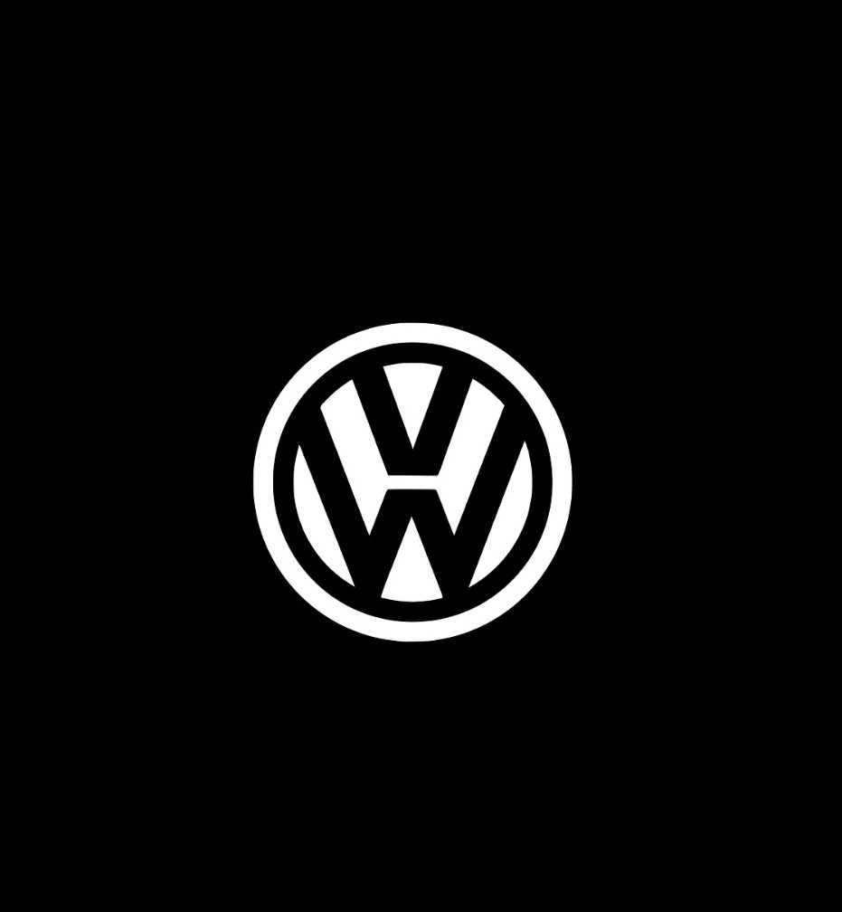 V.W. Custom Made Vinyl Decal Sticker Vinyl 1.5x1.5 Inch, Choose your color!