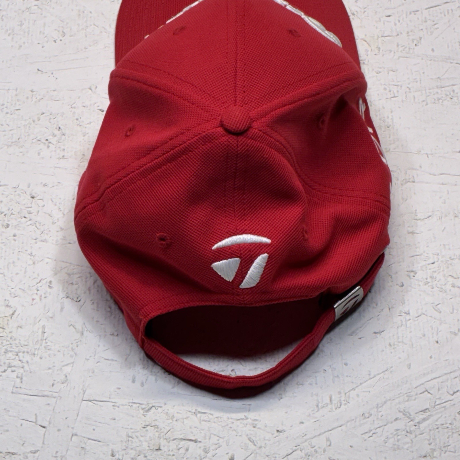 Taylormade Golf Hat Red SLDR Tour Preferred Adjustable Cap