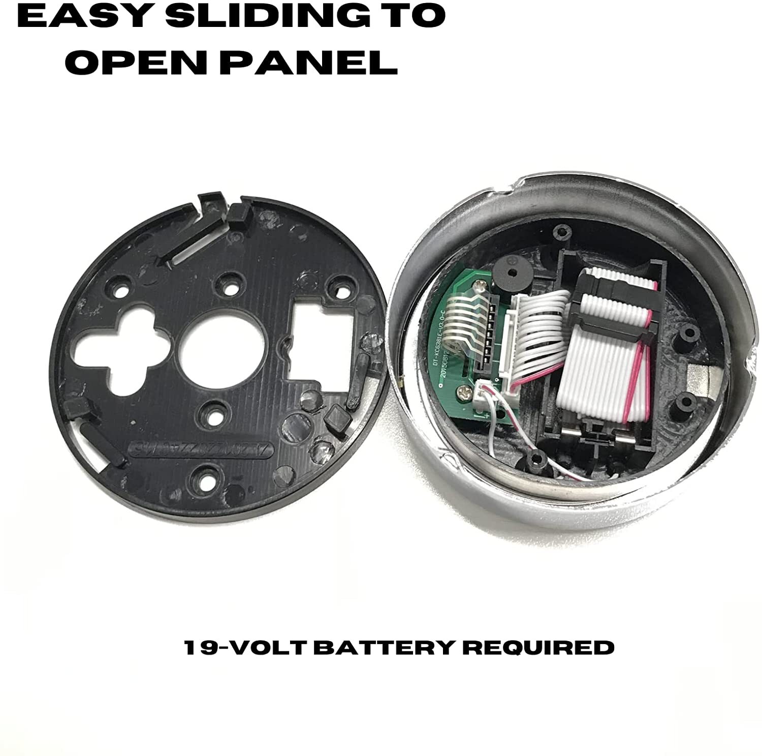 Gun Safe Lock Replacement with Swing Bolt Chrome Keypad Safe Electronic Lock