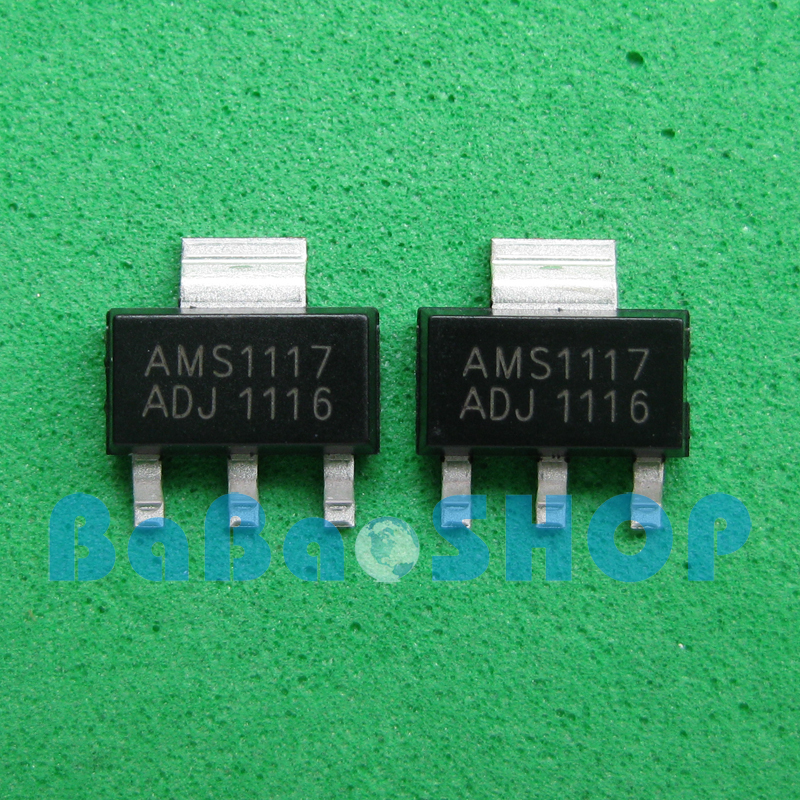 10pcs ~ 1000pcs New AMS1117-ADJ LM1117 AMS1117 ADJ 1A Voltage Regulator SOT-223