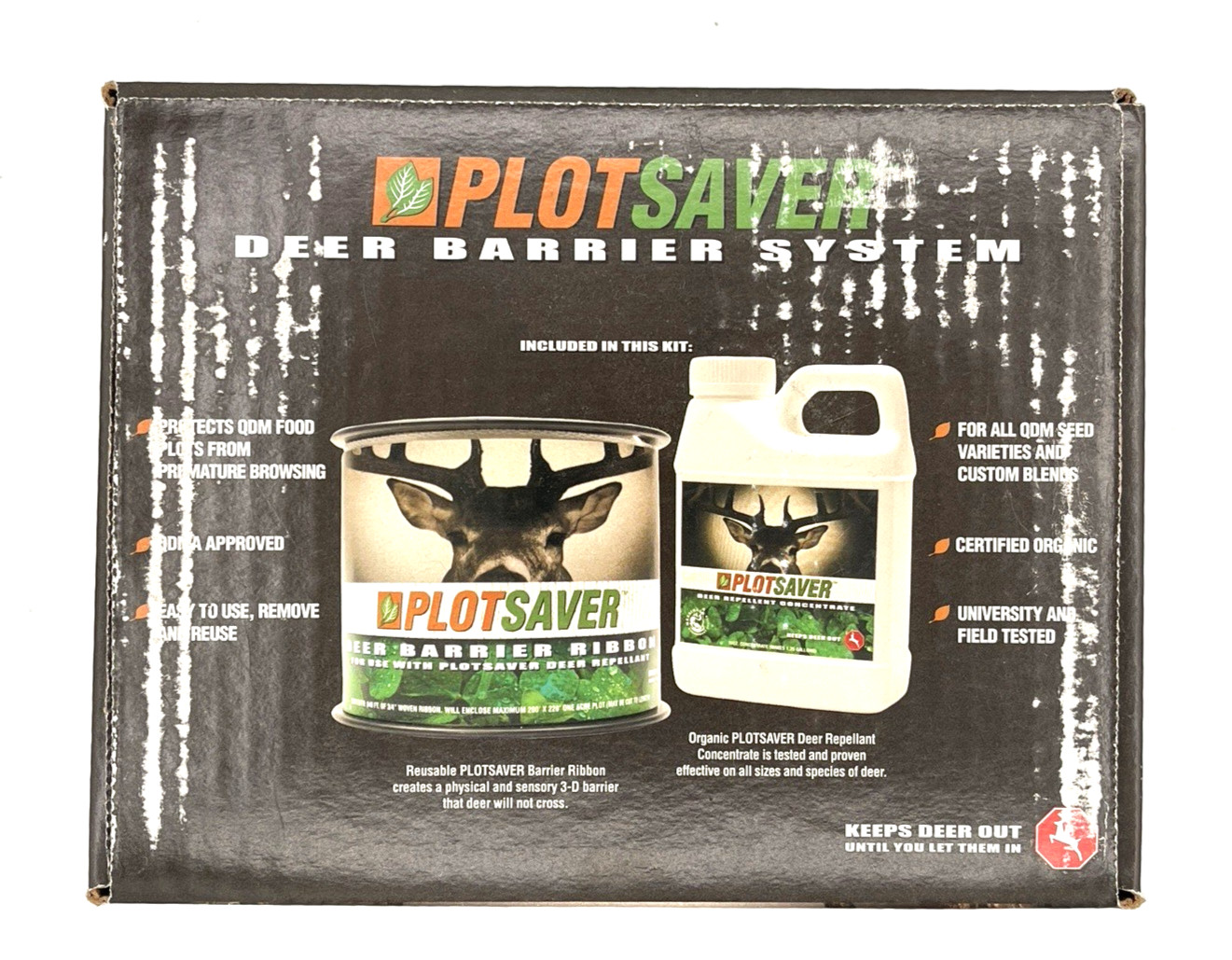 PlotSaver Deer Barrier System - 1 Acre Kit - [New in Box]