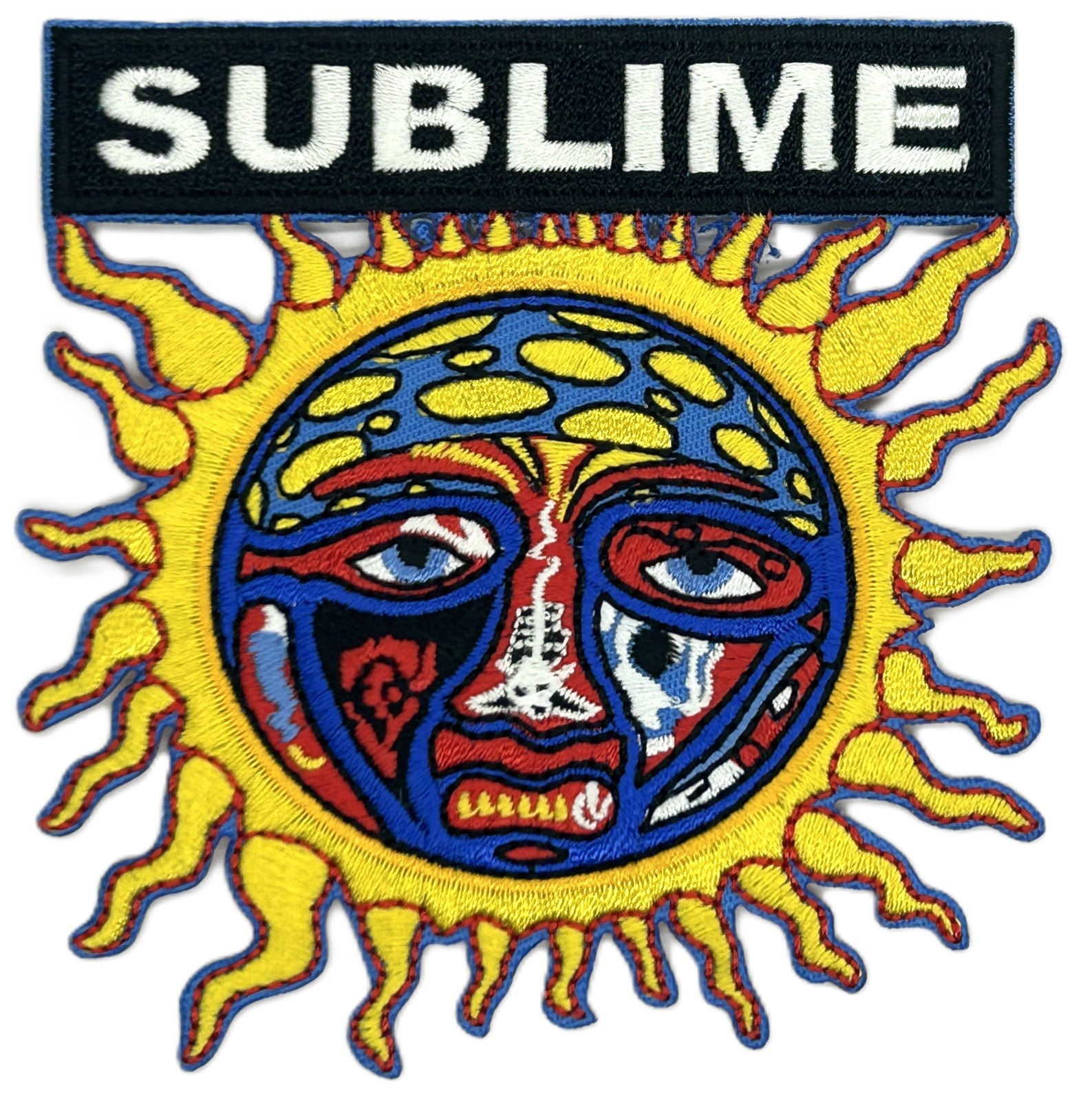 Sublime Ska Punk Reggae Music Band Embroidered Iron on Patch Applique