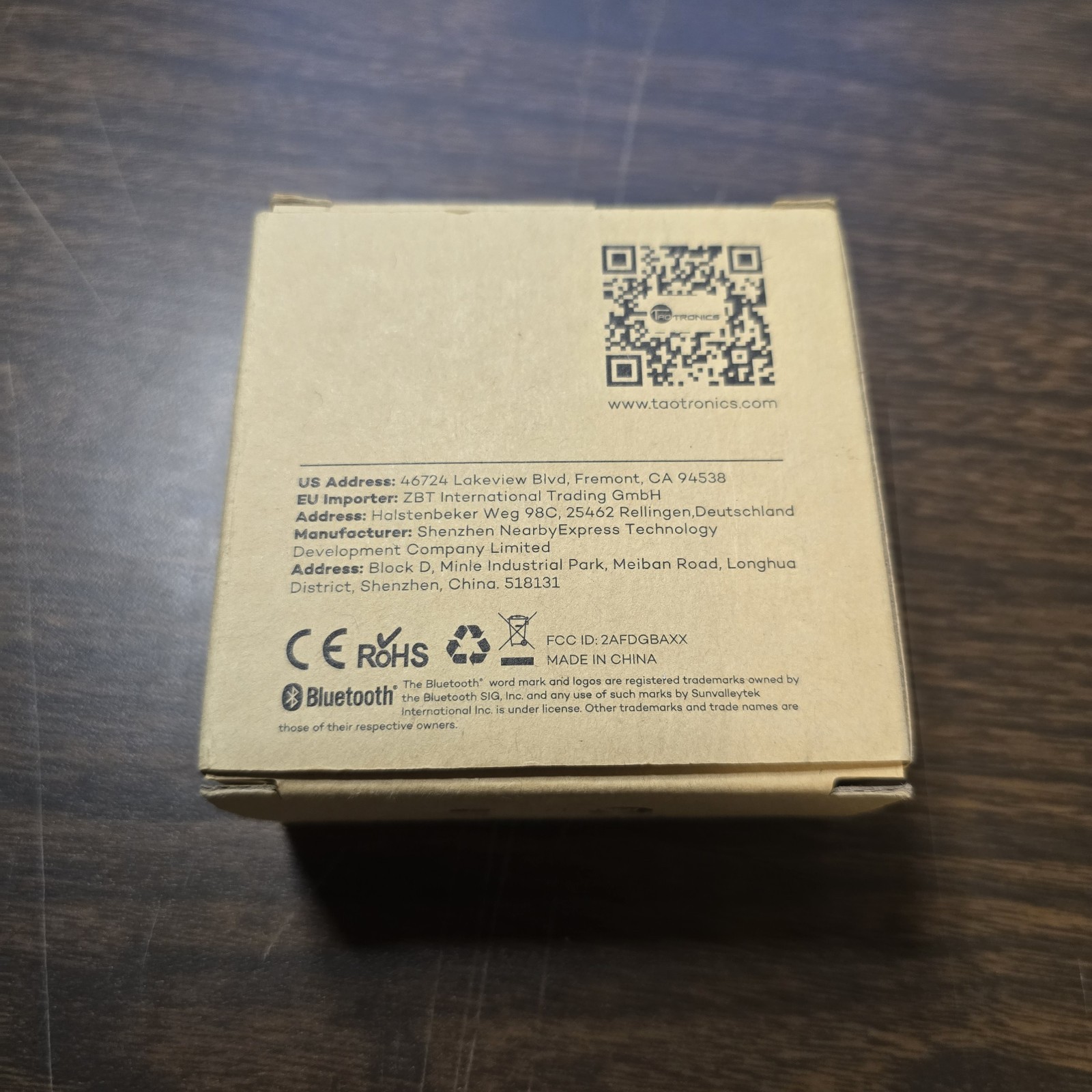 Taotronics TT-BA07 Wireless 2-in-1 Adapter With User Manual