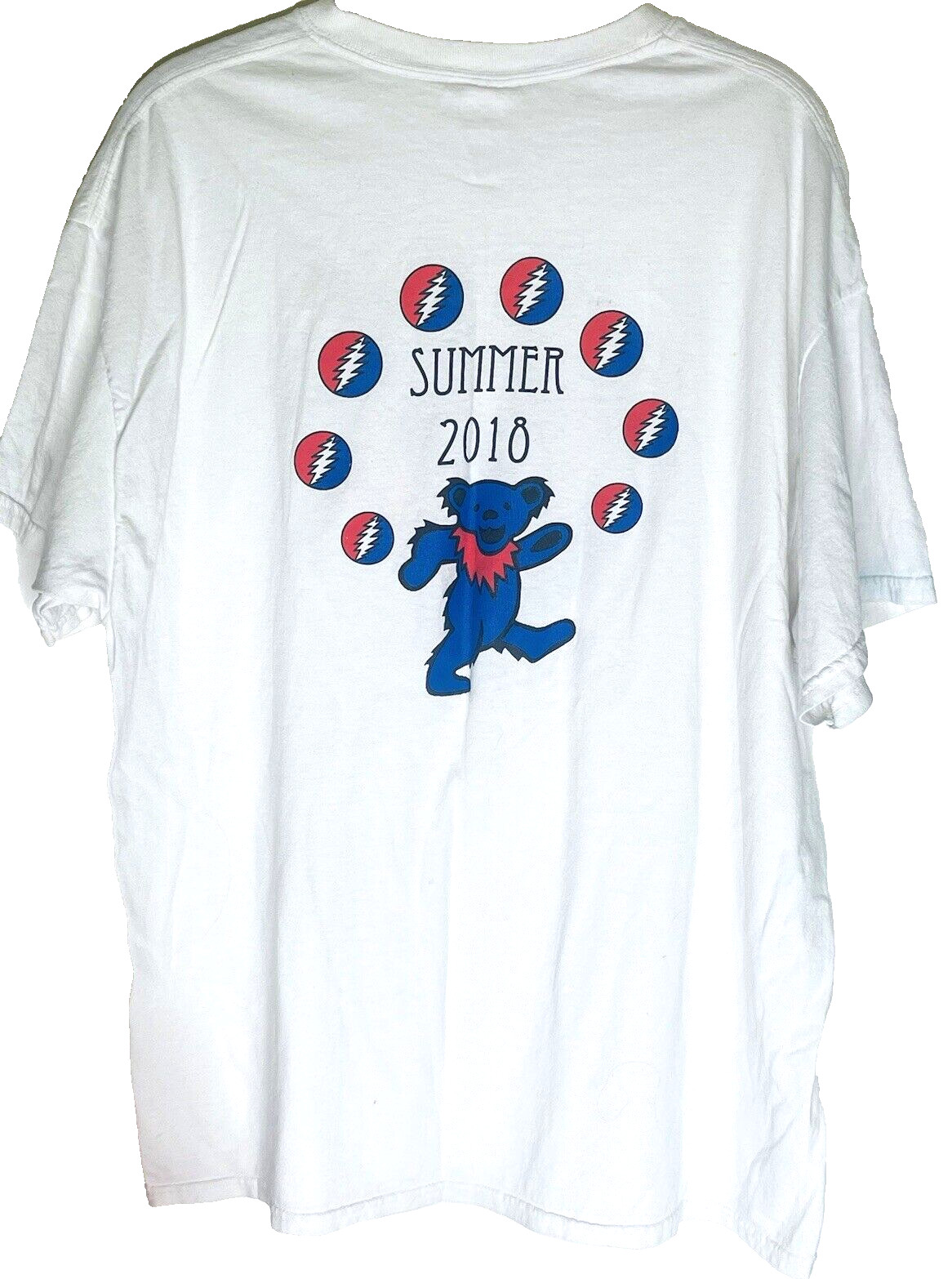 Steal Your Jerry Face T-Shirt Double Sided Summer 2018 Dancing Bears Size XL