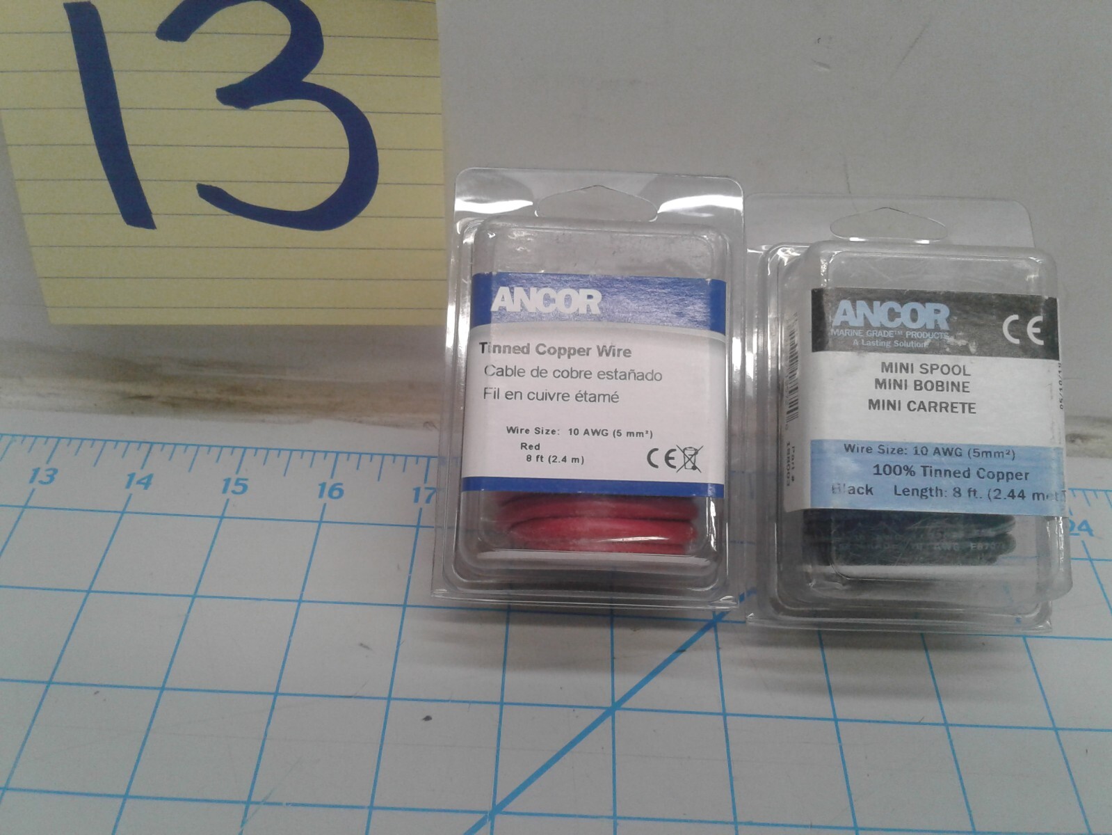 Ancor Tinned Copper Wire 10AWG Red and White
