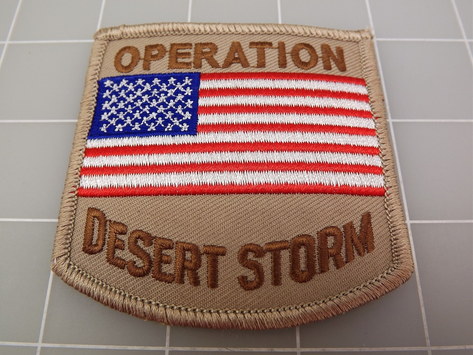 United States OPERATION DESERT STORM W/ American Flag PATCH BRAND NEW 2 7/8"