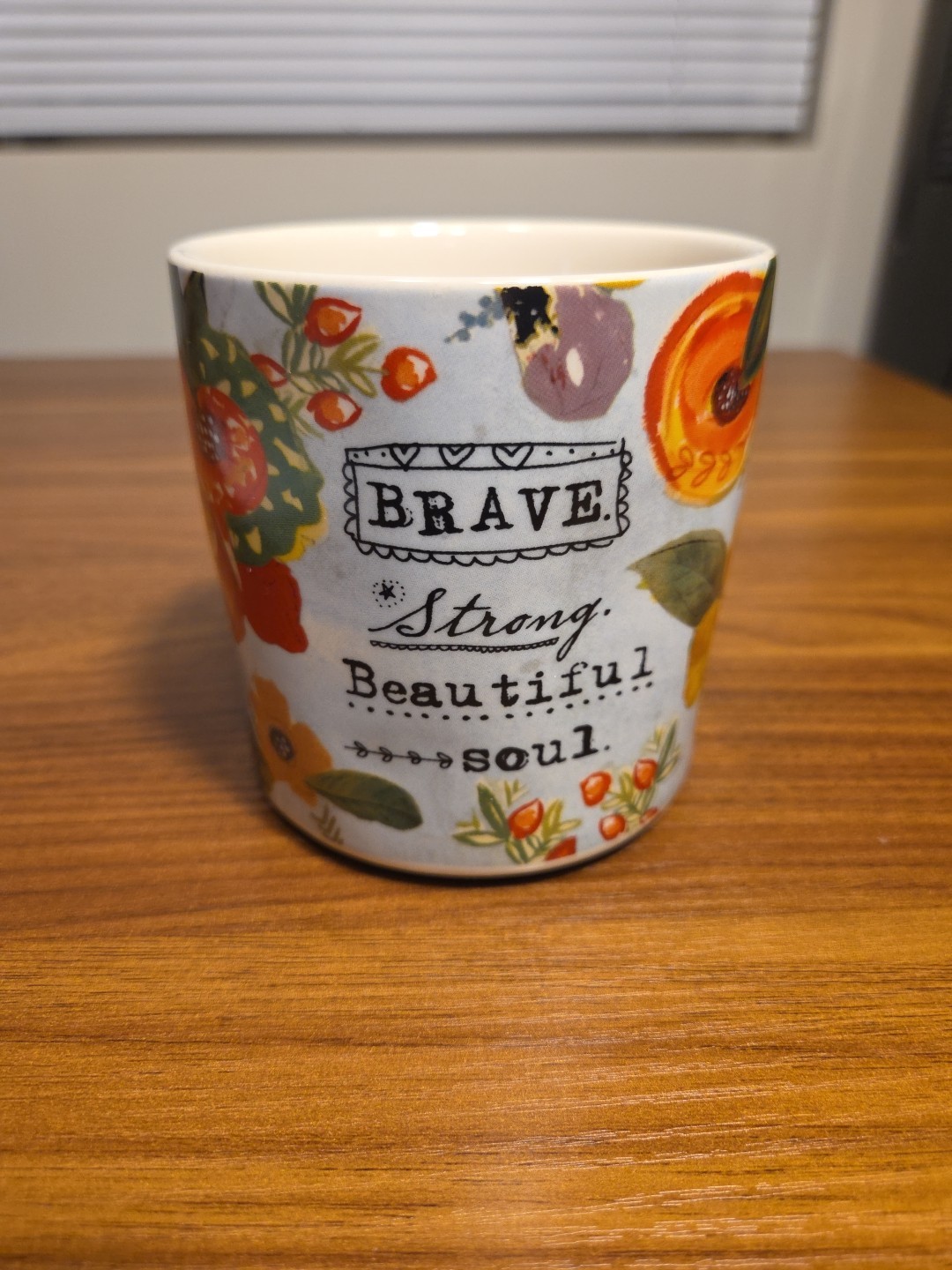 Kelly Rae Roberts Demdaco Planter Brave Strong Beautiful Soul