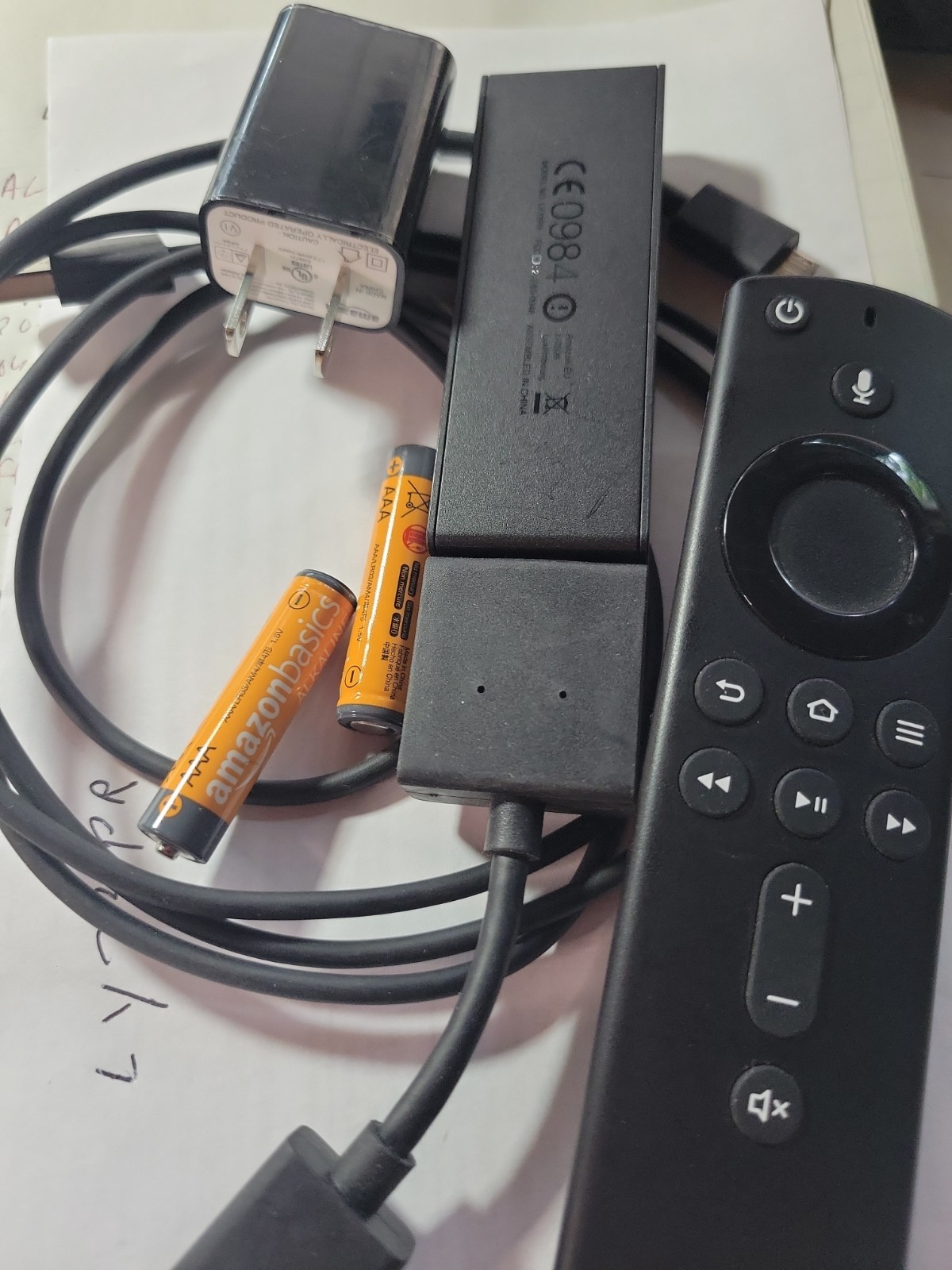 Amazon Fire TV Stick 2nd Gen Fire Stick LY73PR w/ Voice Remote and Accessories