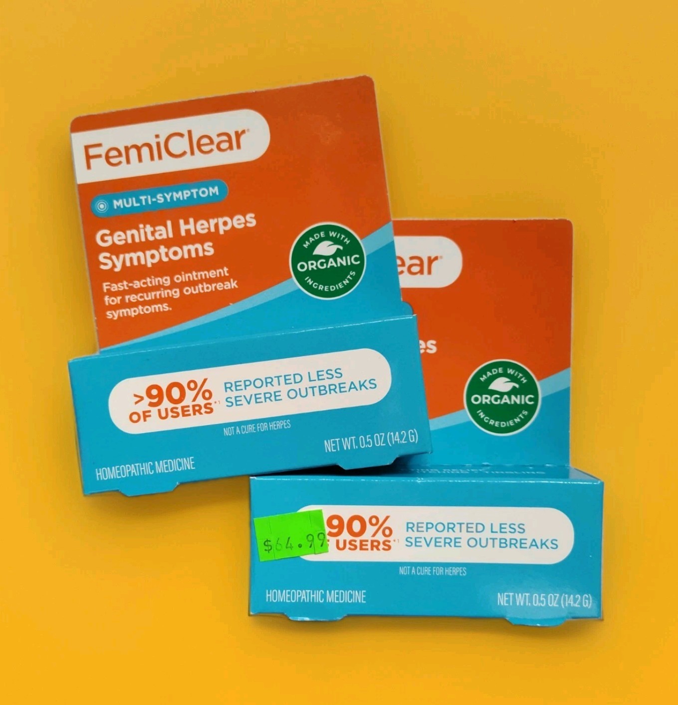 EXP. March 2026🏵️(2-Pack) FemiClear | Genital Herpes Symptoms | Multi-Sympton
