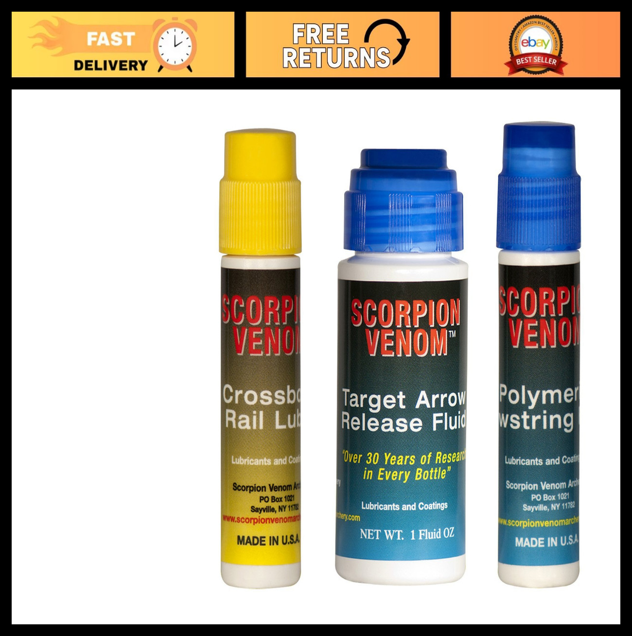Crossbow Care Kit with Scorpion Venom - Essential Maintenance & Lubrication Tool