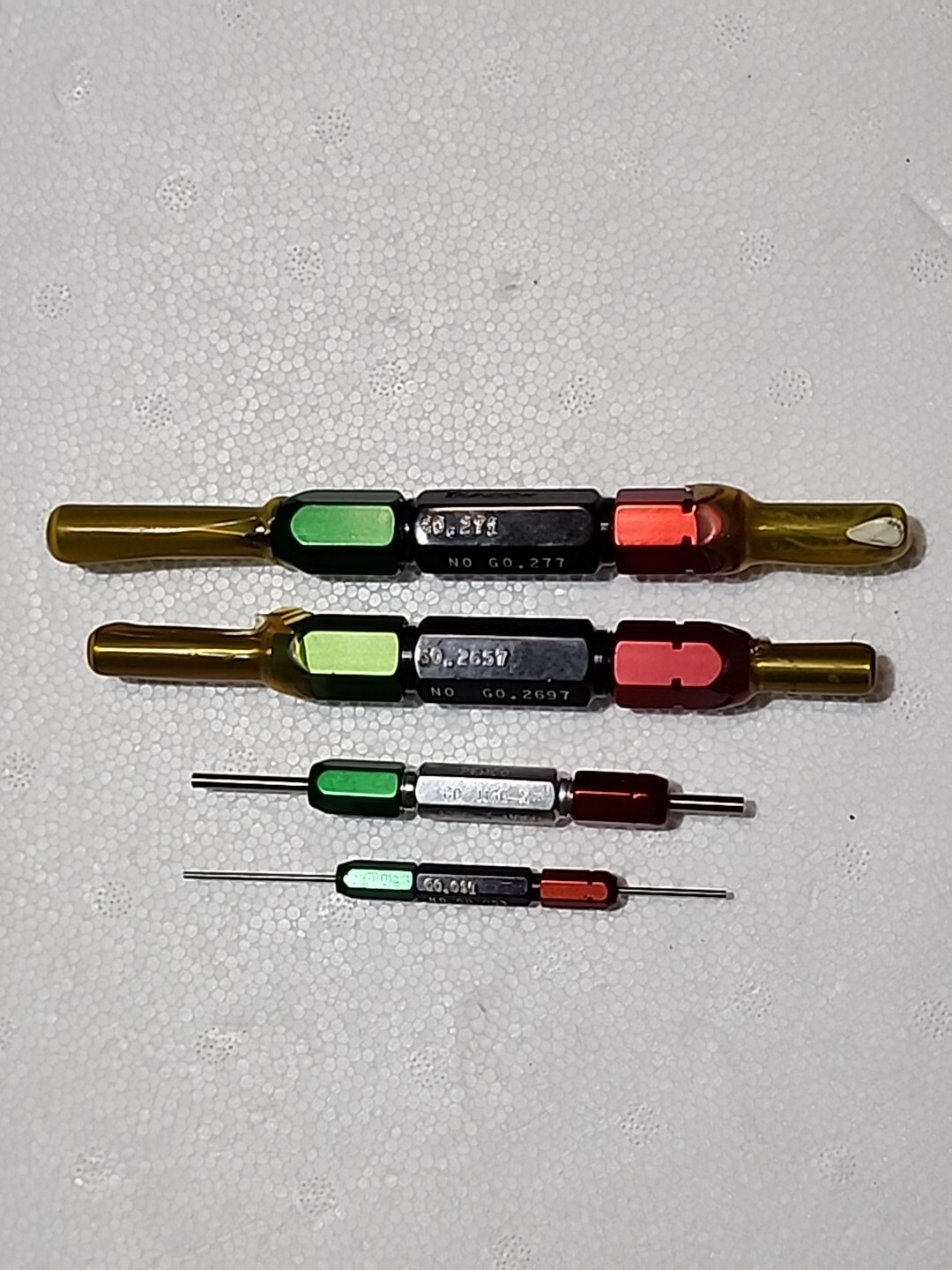 Lot of 4 P. Gages GO-NO GO (Sizes on Description & Pictures)  [RC 5-1]