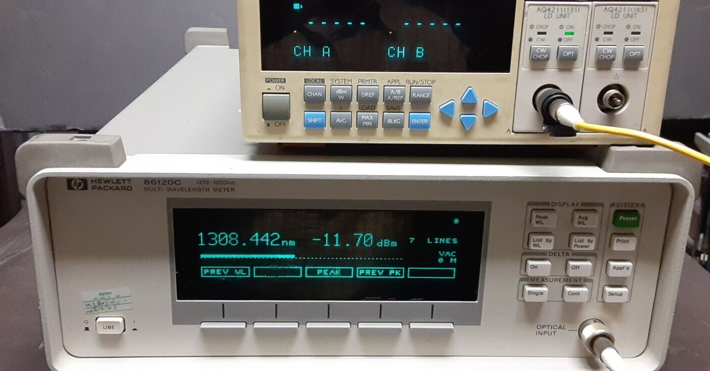 HP 86120C Multi-Wavelenght Meter 1270-1650nm P E R F E C T Refurbished Photonics