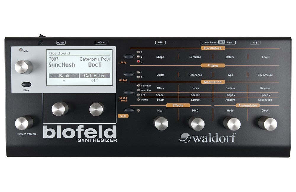 Waldorf Blofeld Desktop Synthesizer Module - Black
