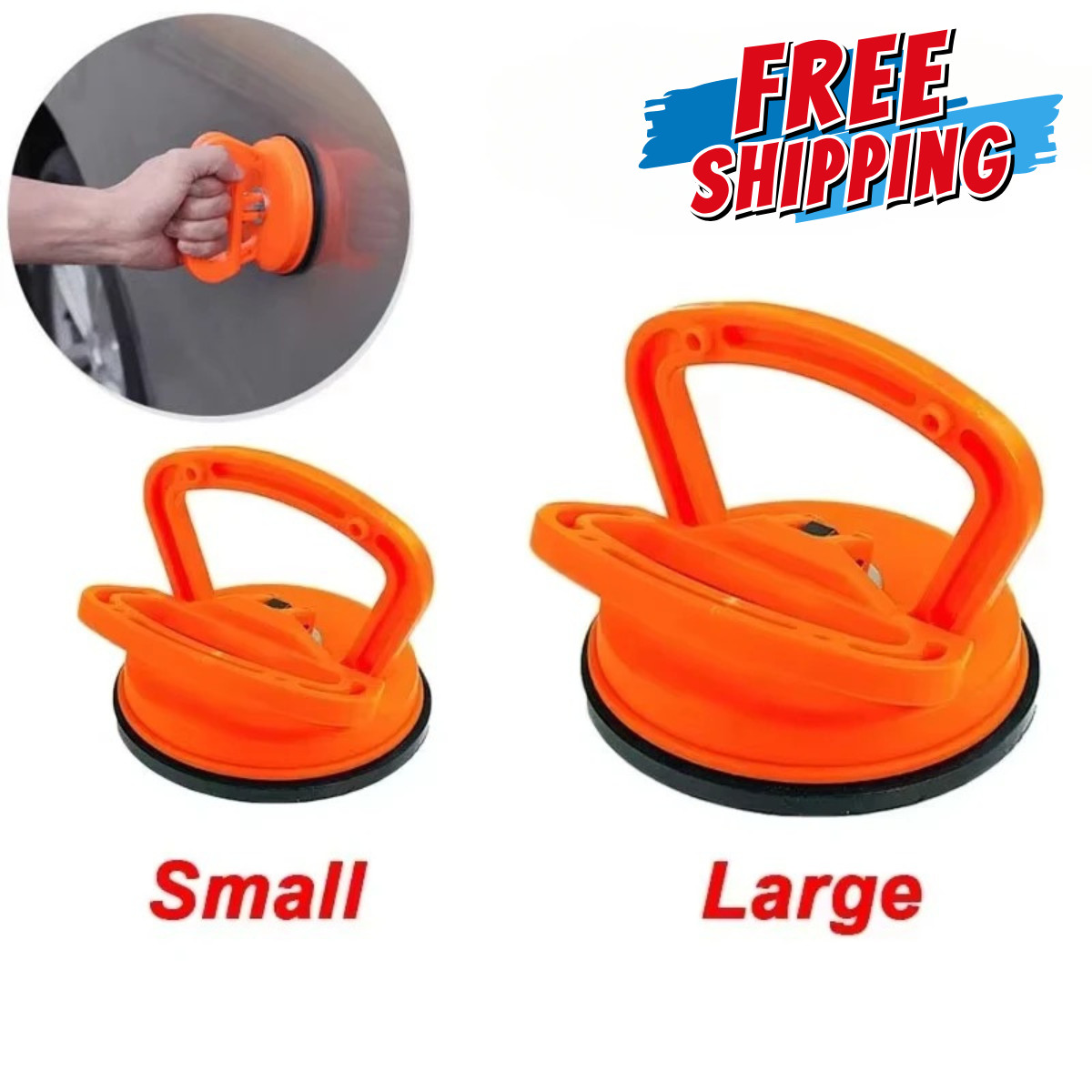 Suction Cup Dent Puller Bodywork Panel Remover Repair Tool Car Glass Lifter Us