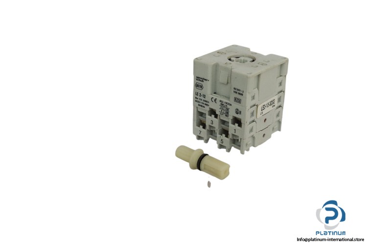 SPRECHER+SCHUH LE 2-12-3252 ROTARY CAM SWITCH_14.115.132-52_600 VAC_45 °_50/60Hz