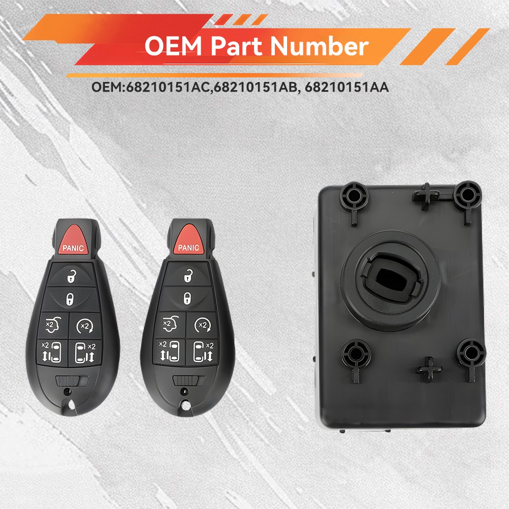 For 09-12 Dodge Ram 1500 WIN Module Wireless Ignition Node -Programmed w/Keys