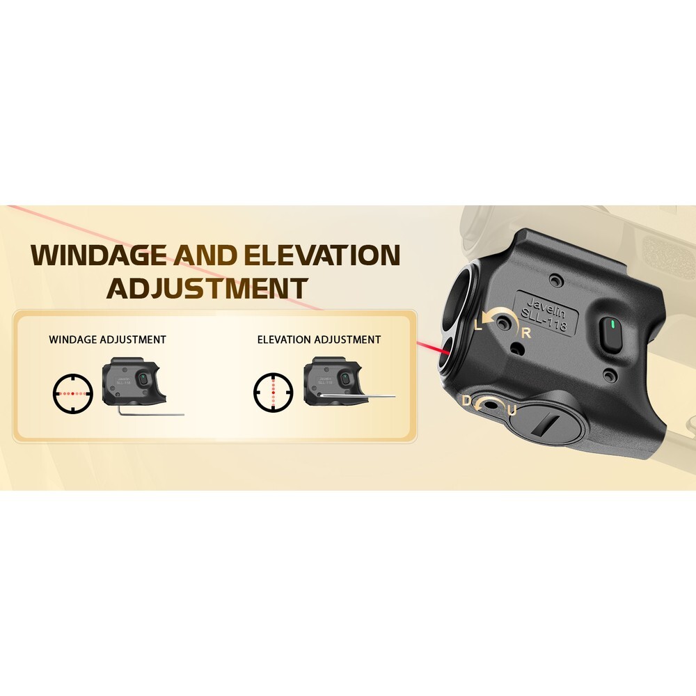 TSG Red Laser Sight-Weapon Light-Holster Combo Fits: Springfield Hellcat