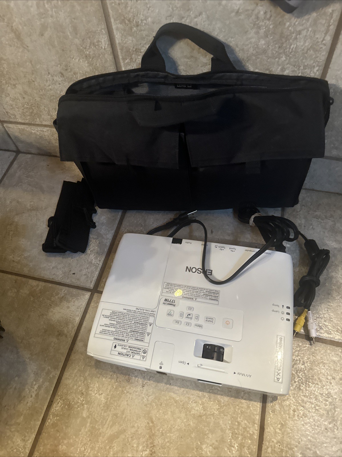 epson 1771wx Video Projector