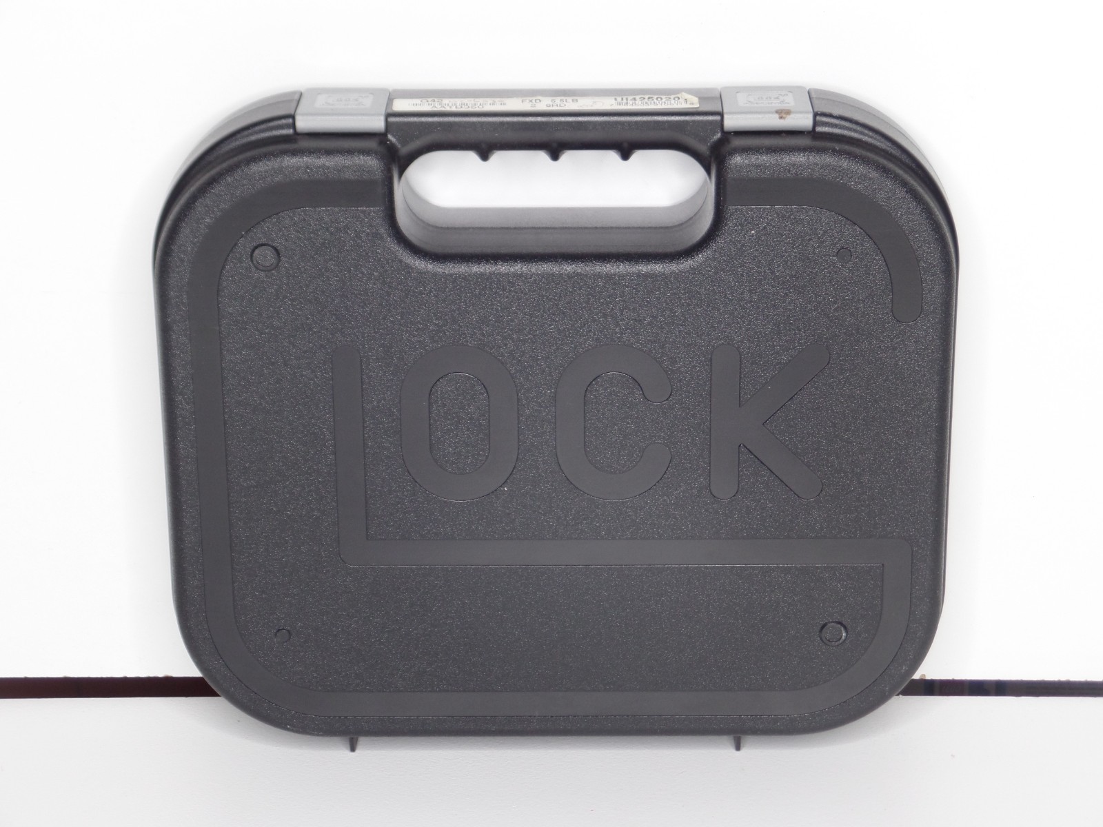 Glock Factory Gun Case G42 Pistol Hard OEM Black with Paperwork Cleaning Brush