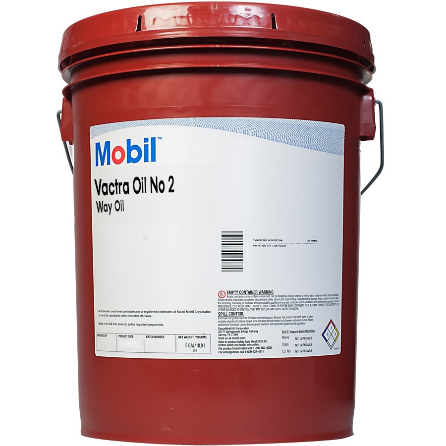 Mobil Vactra No. 2 Way Oil ISO 68 105480 - 5 Gallon Pail