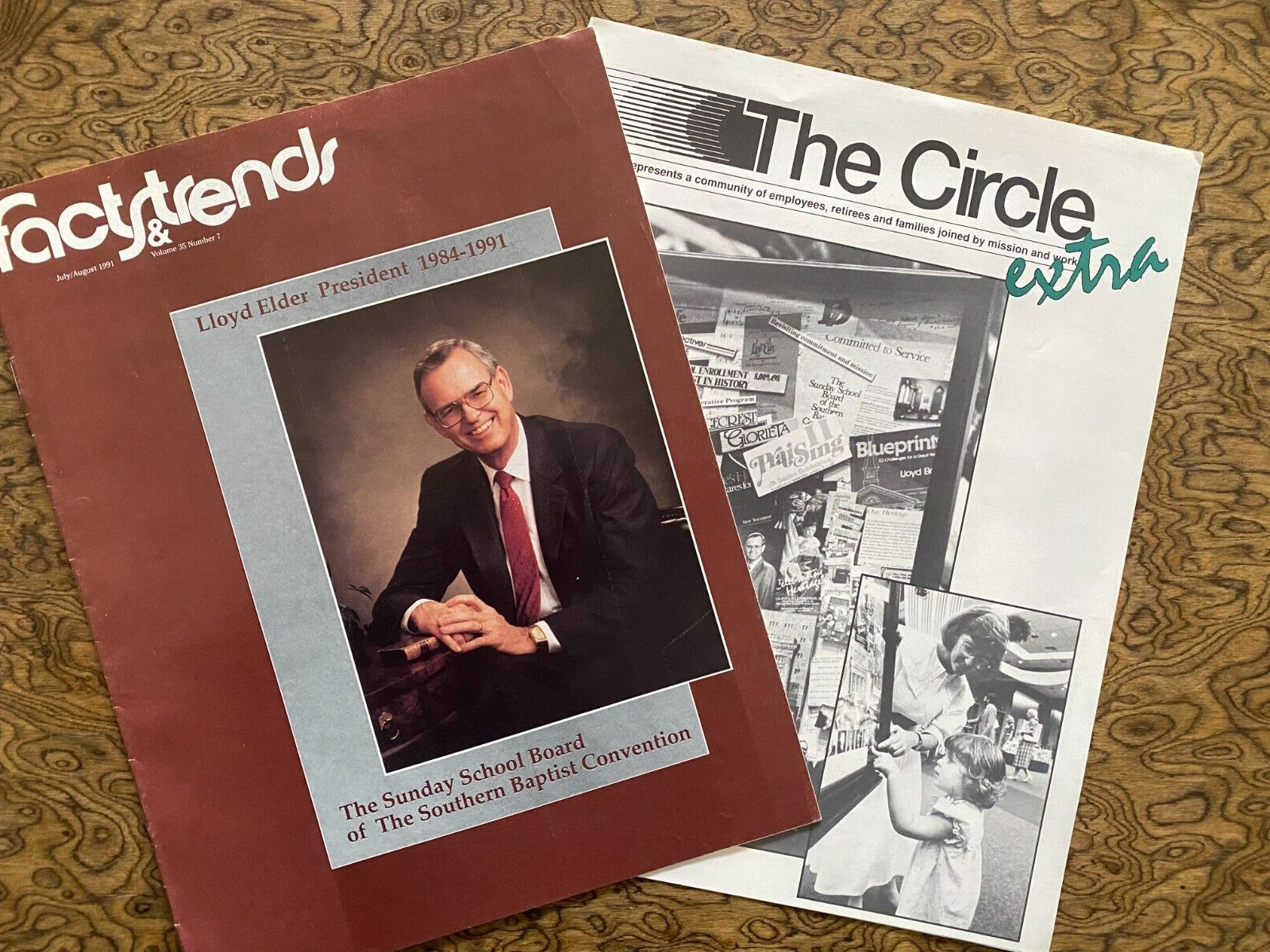 Lloyd Elder Retirement Baptist Sunday School Board 2 Magazines 1991