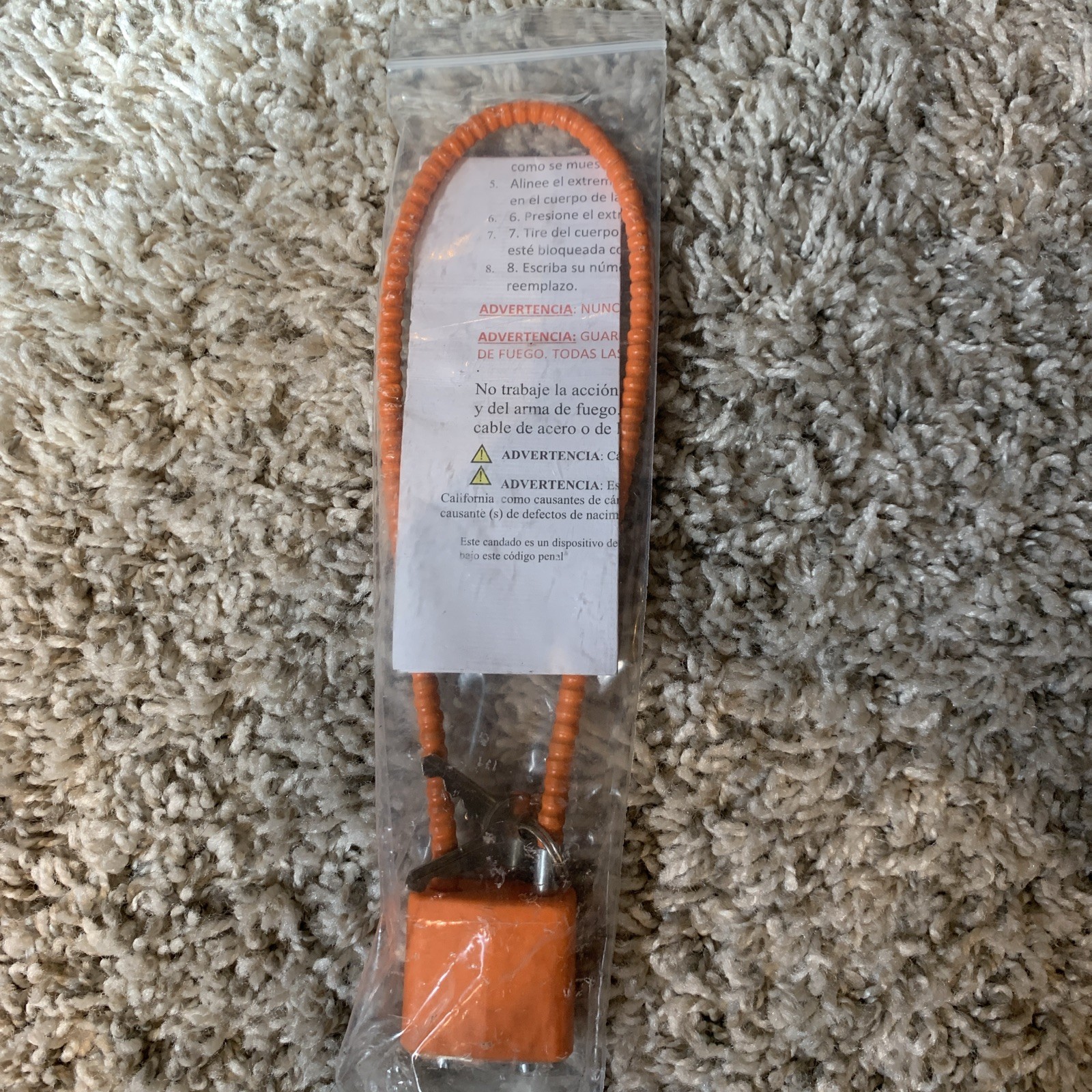 Glock Factory OEM Cable Lock 17 19 20 21 22 23 26 27 30 31 32 33 34 35 Regal