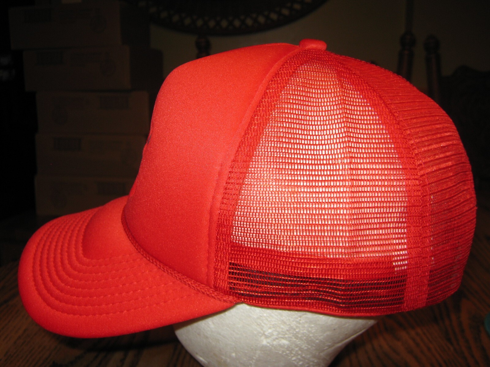 Baseball Nissun Cap Adjustable Lostlove Bloody Red ATL Hat ( NY )