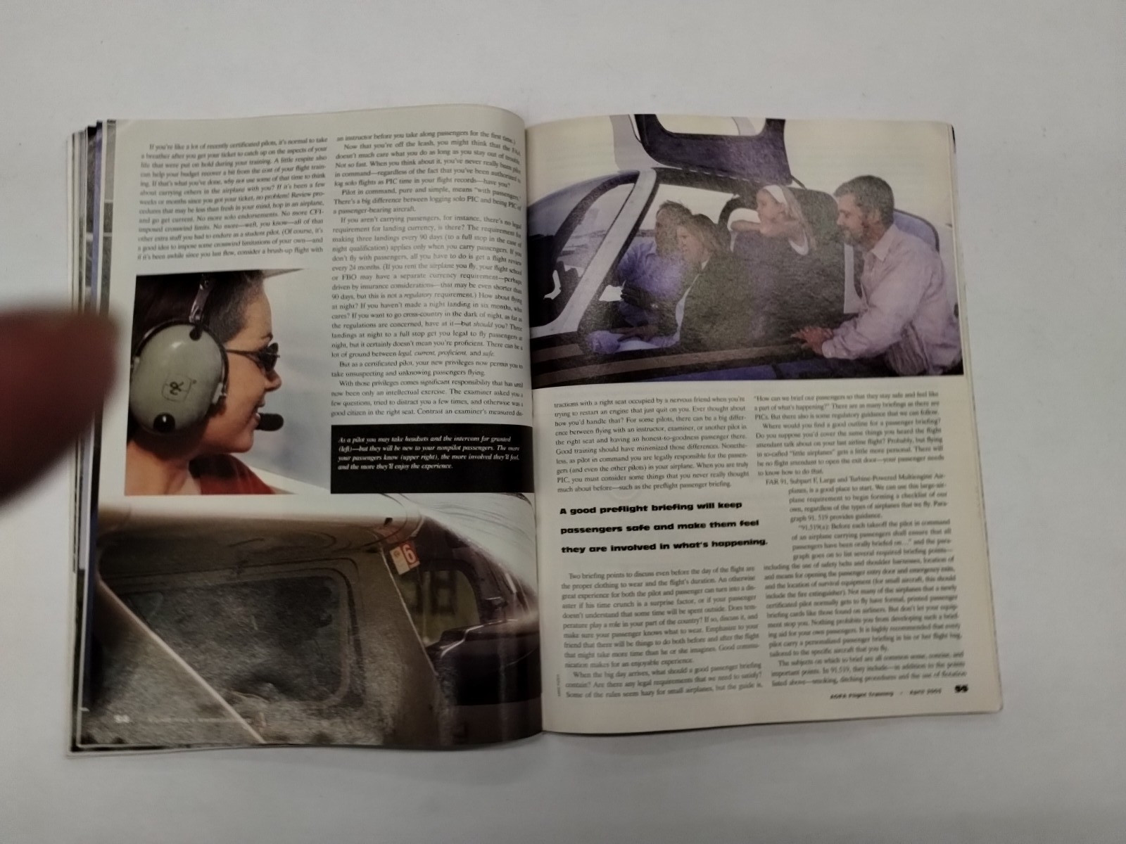 AOPA Flight Training Magazine April 2003/Volume 15/Number 4-Original