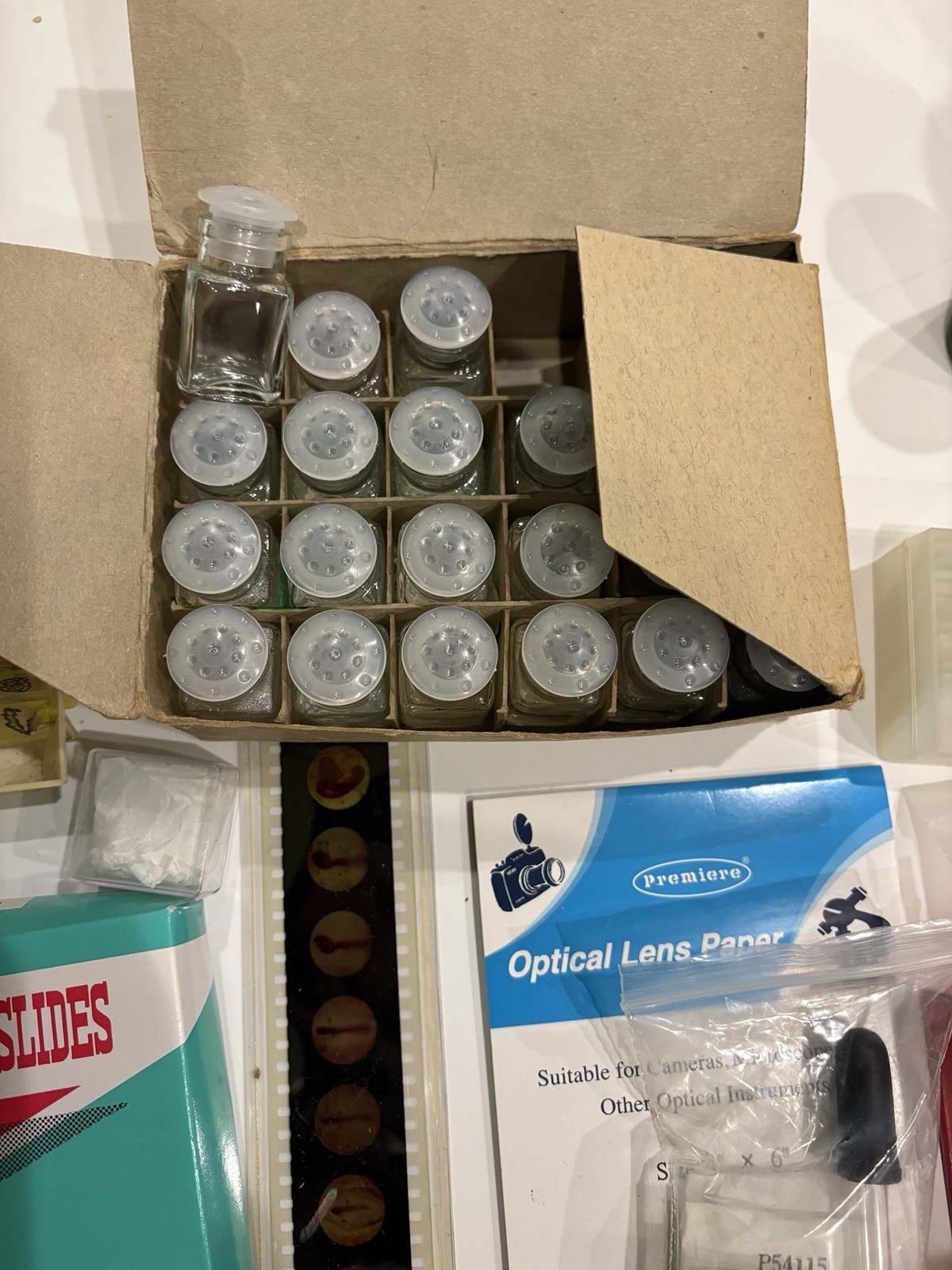 4, 10, 40x Beginner Biological Compound Monocular Microscope Homeschool Lot