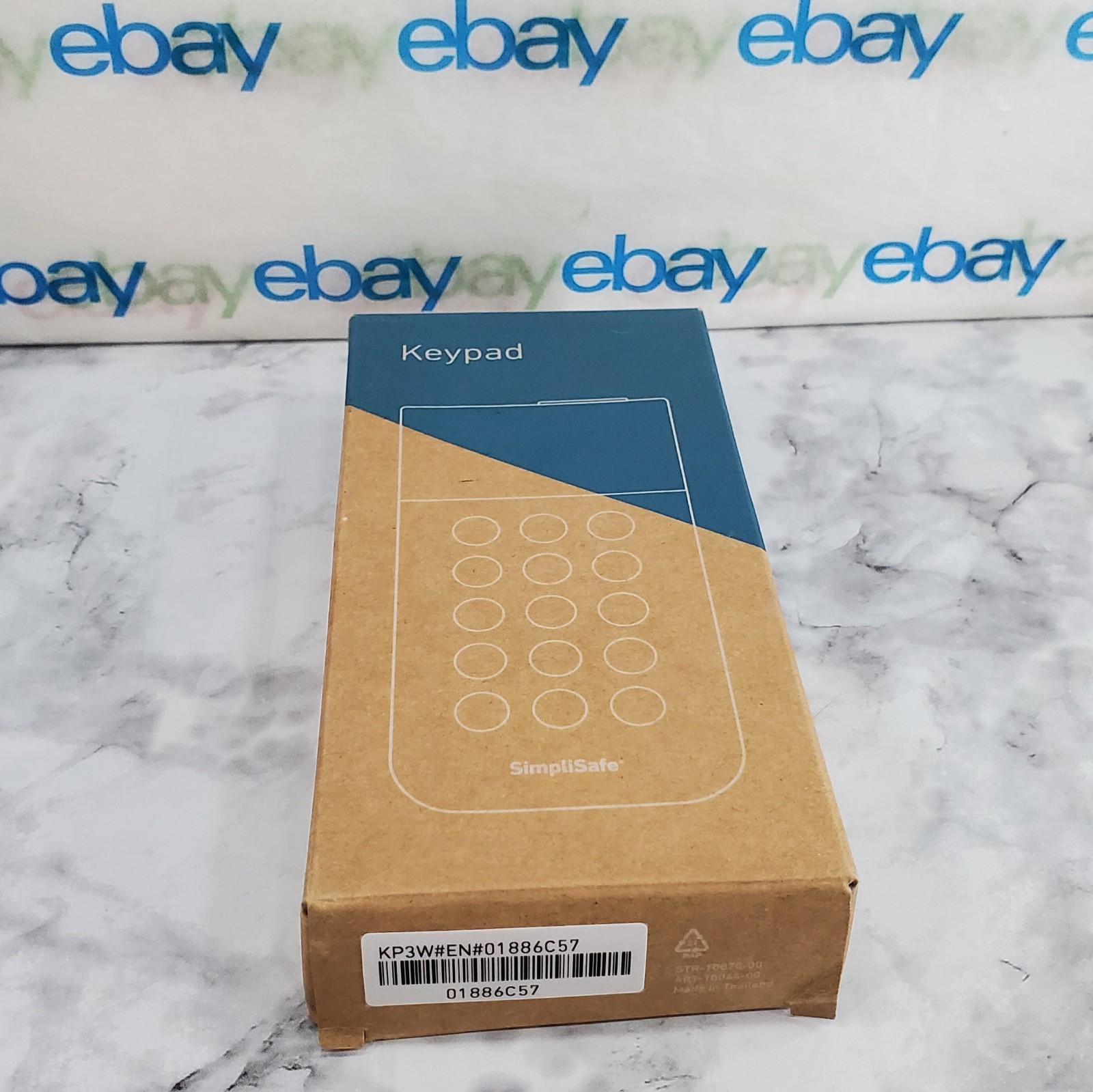 ✅⭐ SimpliSafe Keypad KP3W White Wireless Touch-to-Wake Smash Safe Home Security