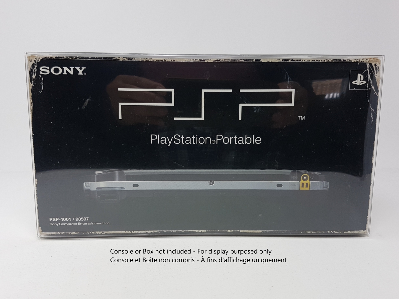 BOX PROTECTOR FOR SONY PSP CONSOLE SMALL BOX CLEAR PLASTIC CASE