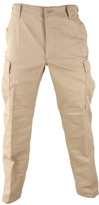 Atlanco TRUSPEC 1541 BDU Pants, Rip-Stop, 100% Cotton, Khaki, Small Regular
