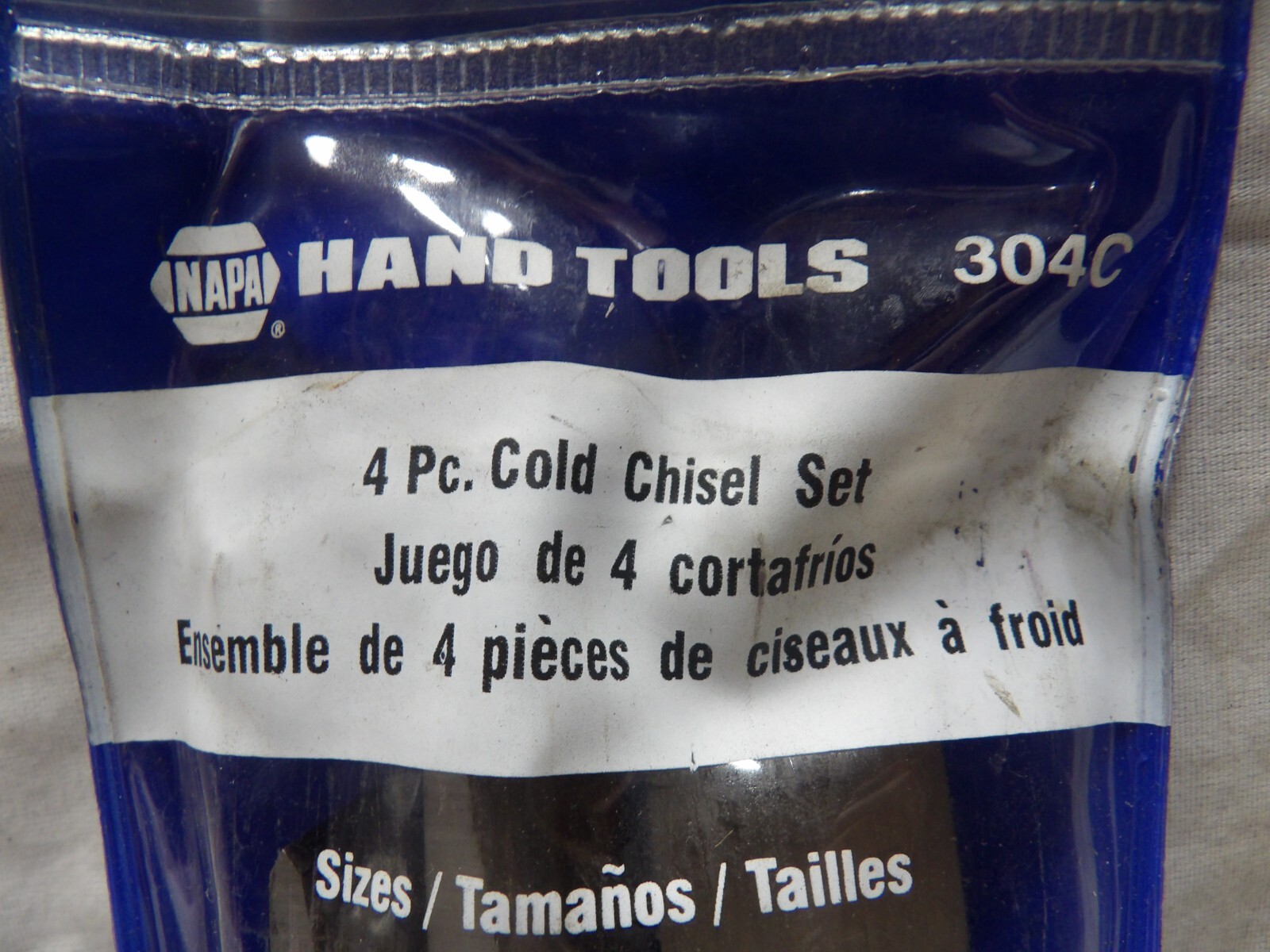 Napa 4 Pc. Cold Chisel Set #304C (7/16" to 7/8")