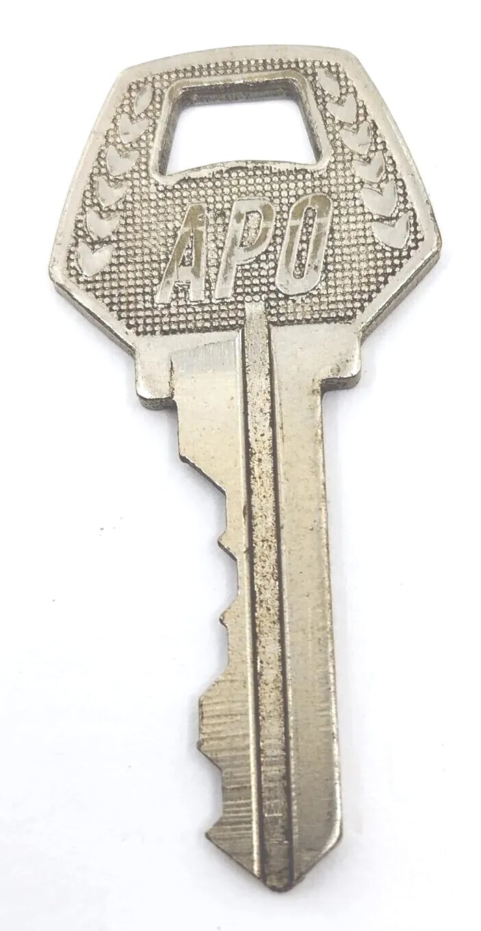Vintage Key APO 45413 Appx 2" Replacement Lock