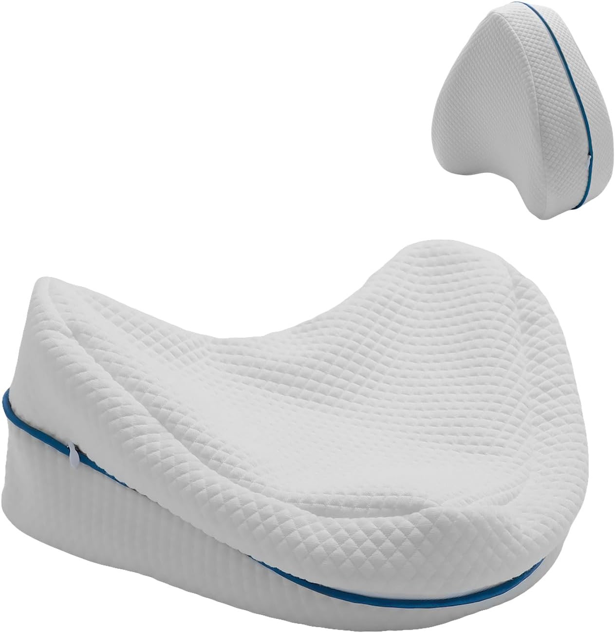 Upgrade Invisible Zippered Pillow Cover Compatible with Contour Legacy Knee