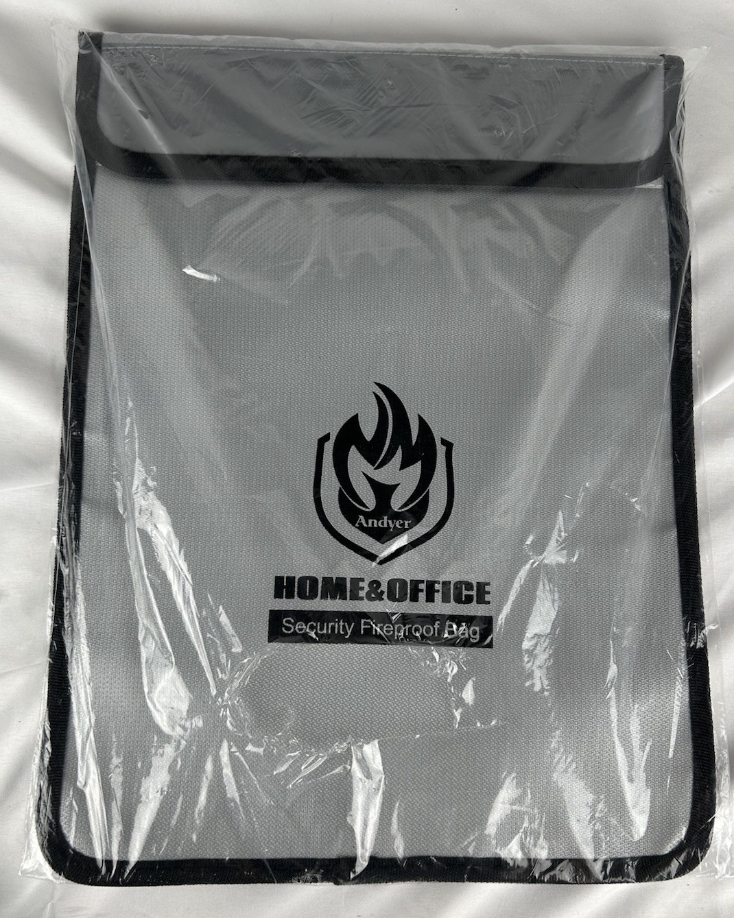 NEW Andyer Fireproof Document Bag 15 x 11 Waterproof Upgraded Two Pockets