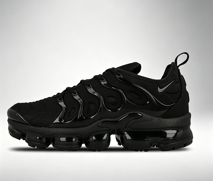 Nike Air Vapormax TN Plus Triple Black Low-top men's running shoes