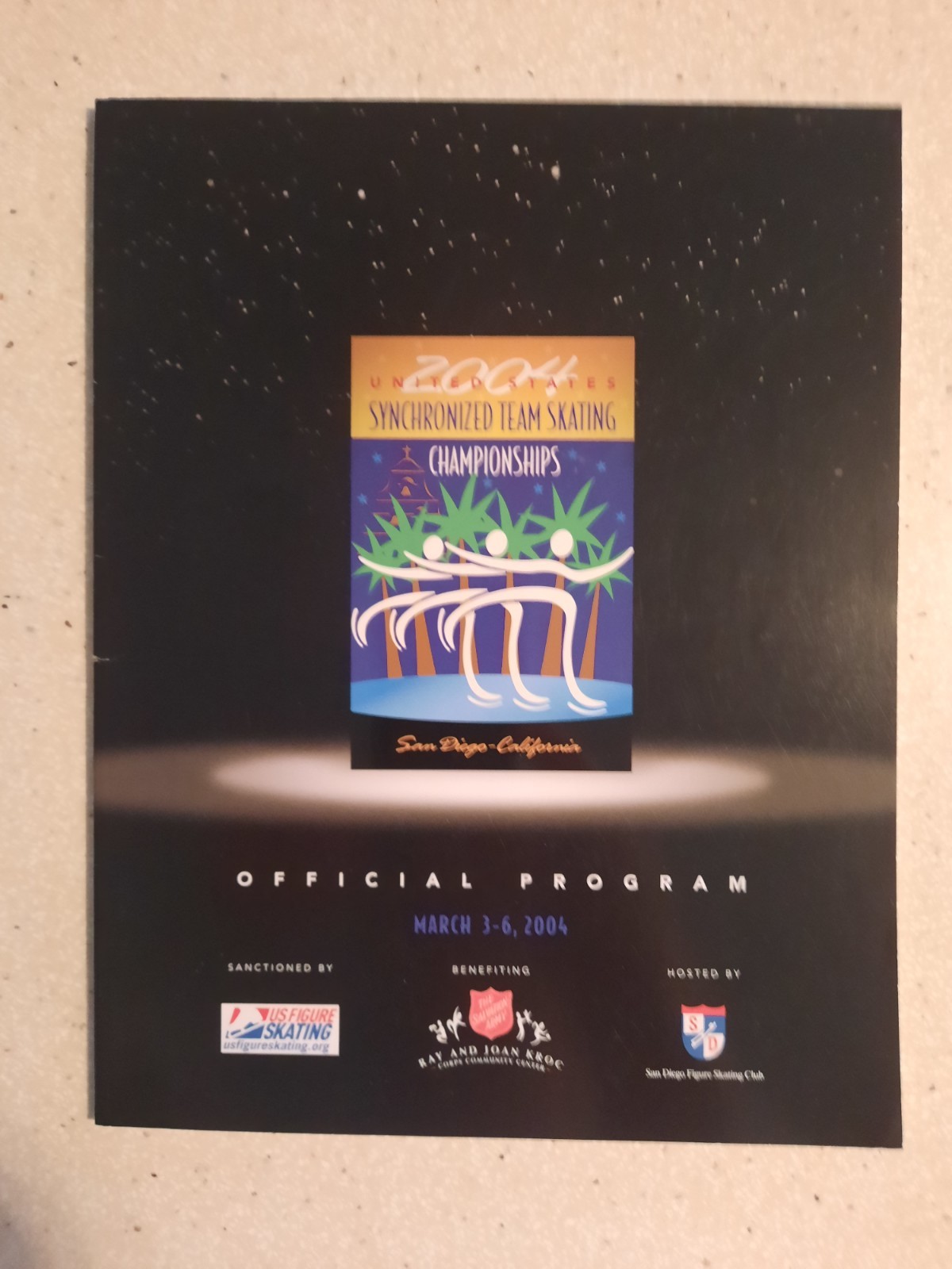 SYNCHRONIZED TEAM SKATING MARCH 3-6,2004 CHAMPIONSHIPS-SAN DIEGO, CA PROGRAM-NEW