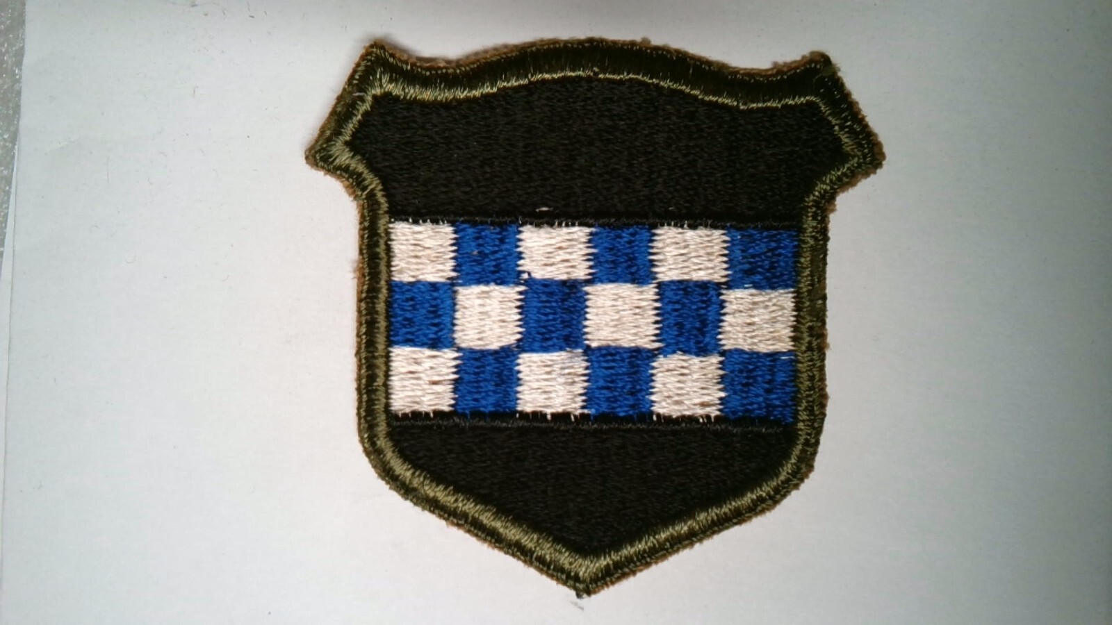 ORIGINAL MILITARY PATCH SEW ON WW2 ERA NO GLOW US ARMY 99TH DIVISION