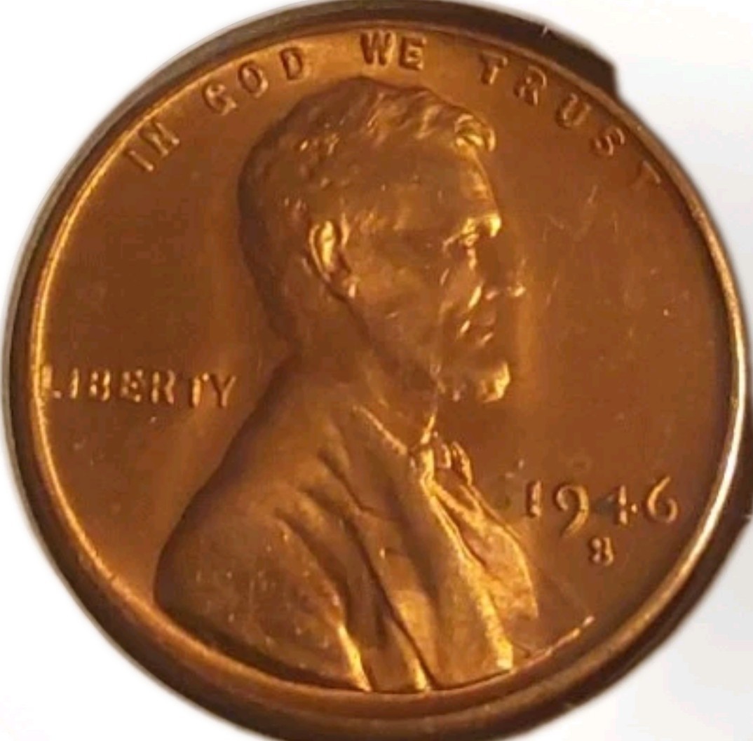 Post WW2 1946 S Gem BU Red From OBW US Lincoln Wheat Cent Penny Very Clean