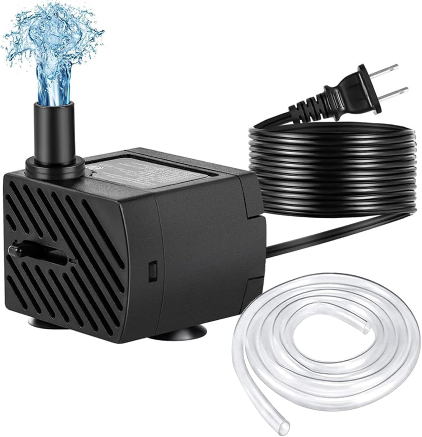 80GPH 3W Mini Submersible Water Pump for Aquariums, Fish Tank, Pond, Fountain...